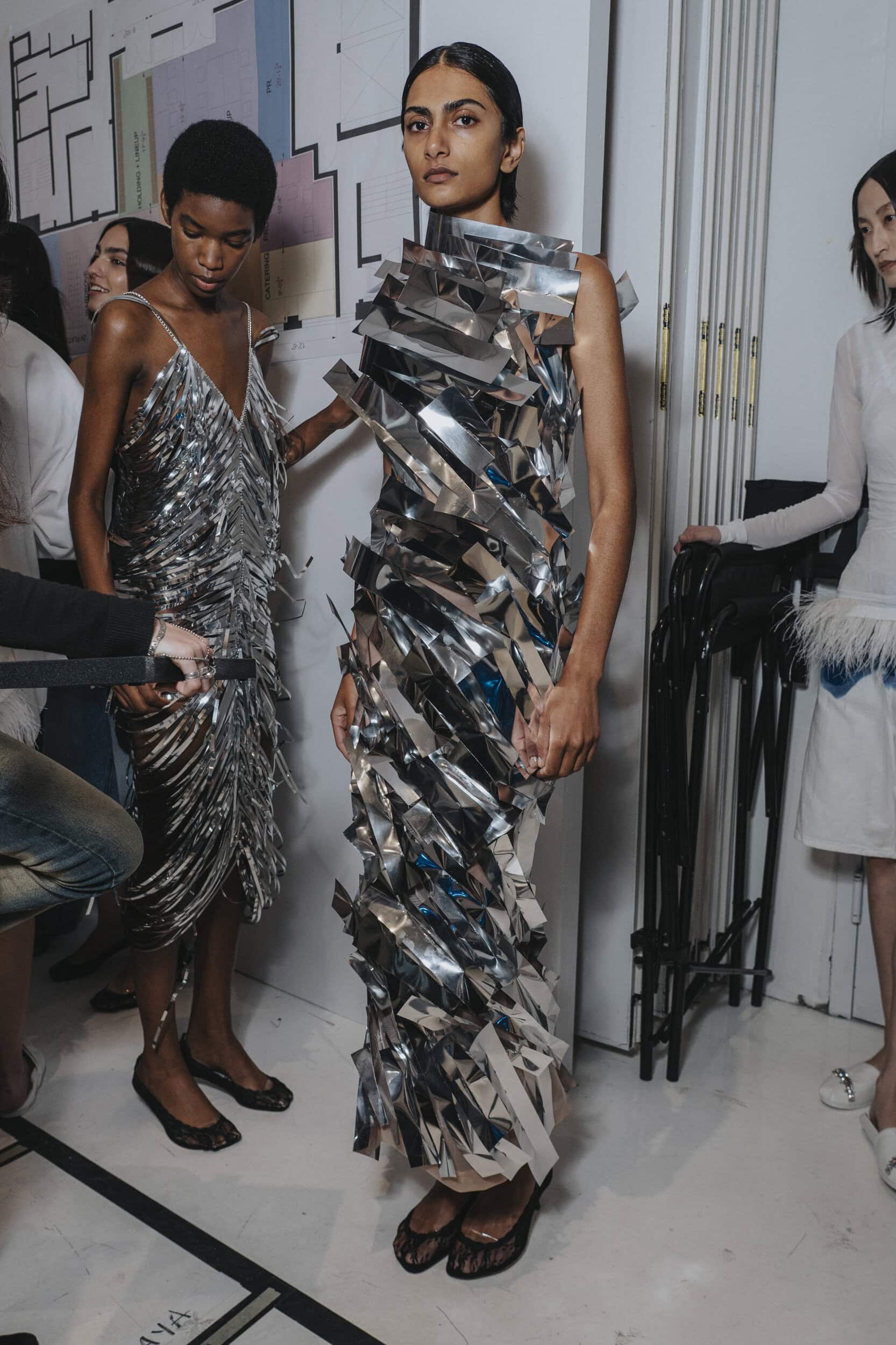 Area Spring 2027 Fashion Show Backstage