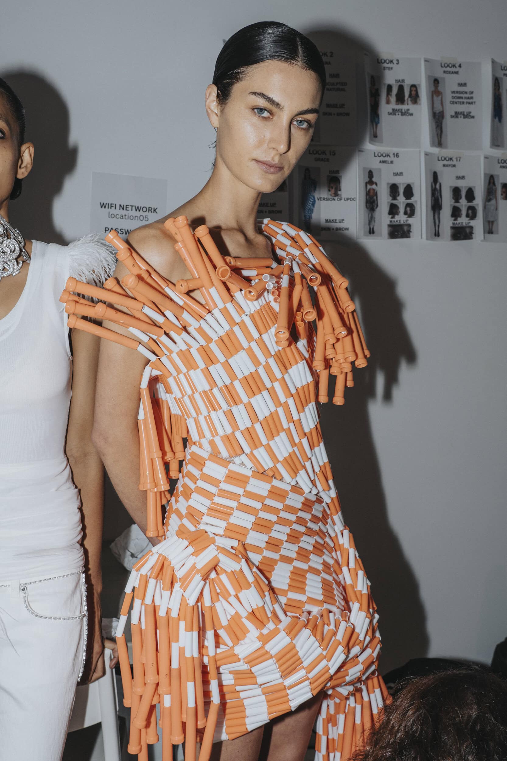 Area Spring 2027 Fashion Show Backstage