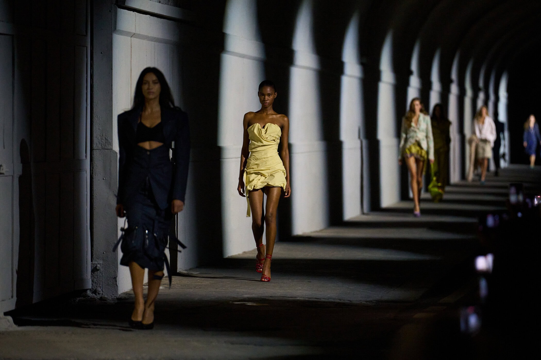 The Attico Spring 2027 Fashion Show Atmosphere