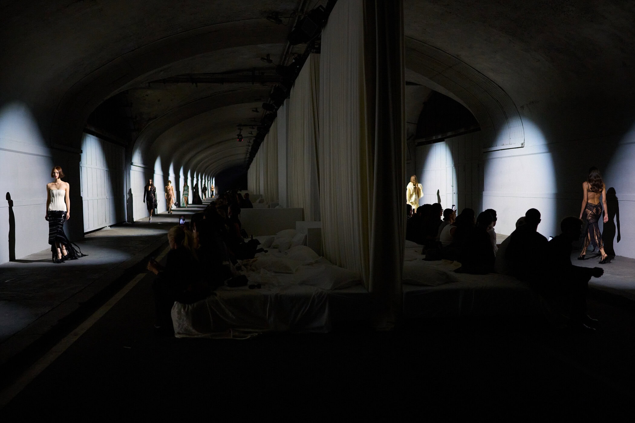 The Attico Spring 2027 Fashion Show Atmosphere