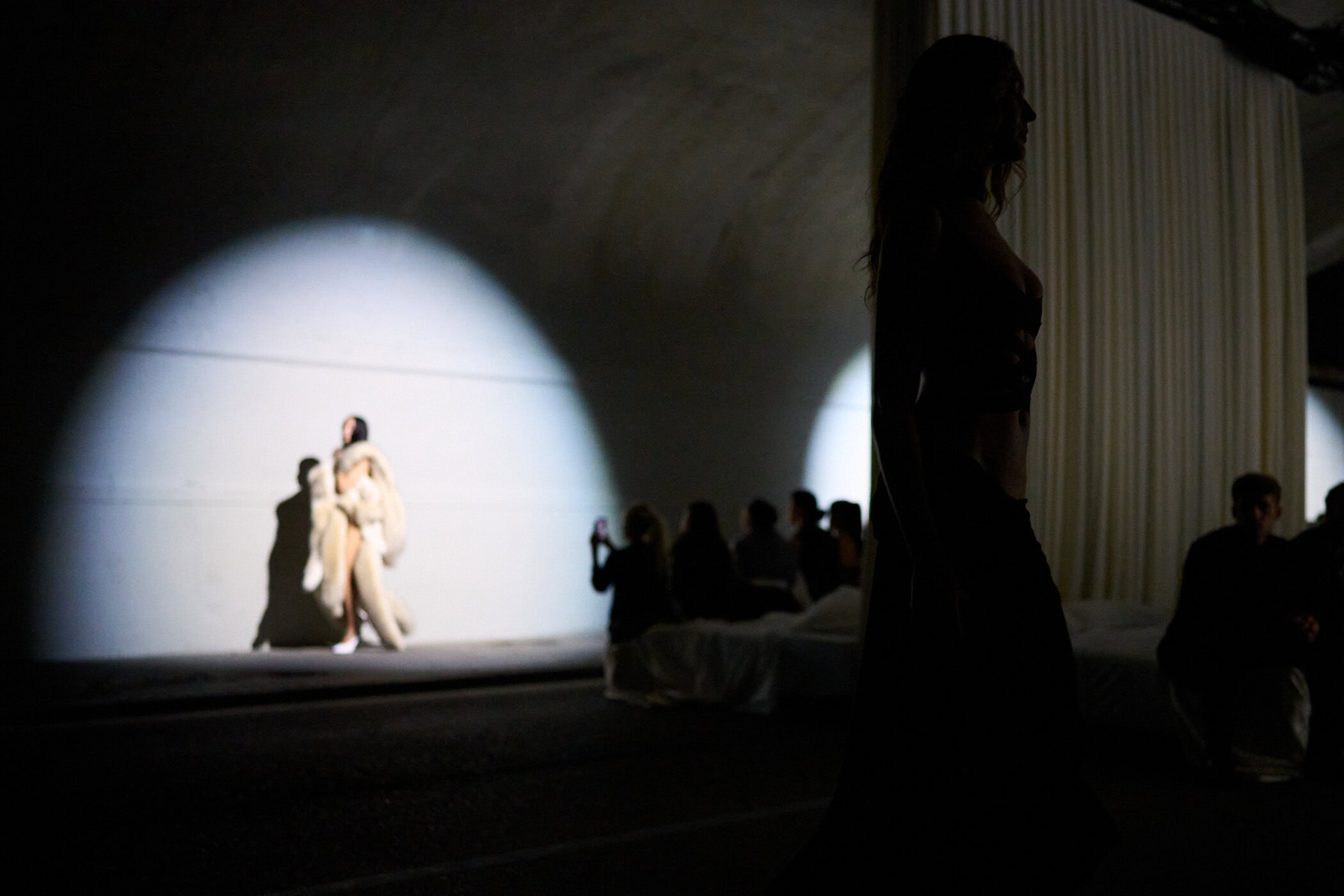 The Attico Spring 2027 Fashion Show Atmosphere
