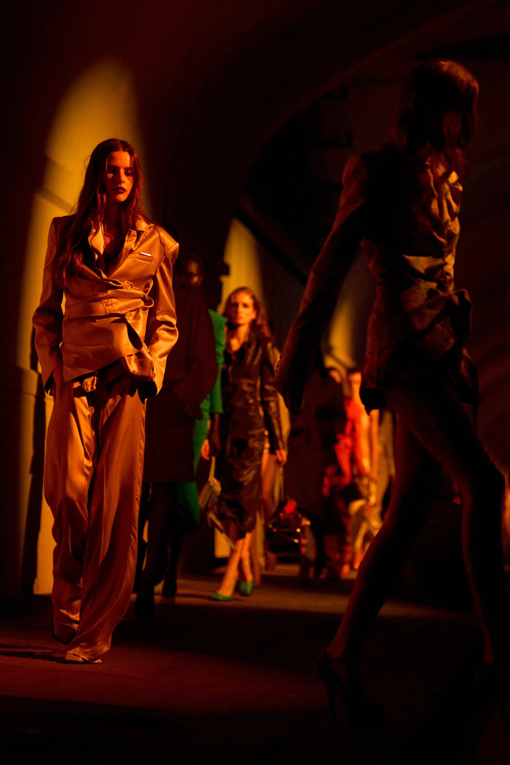 The Attico Spring 2027 Fashion Show Atmosphere