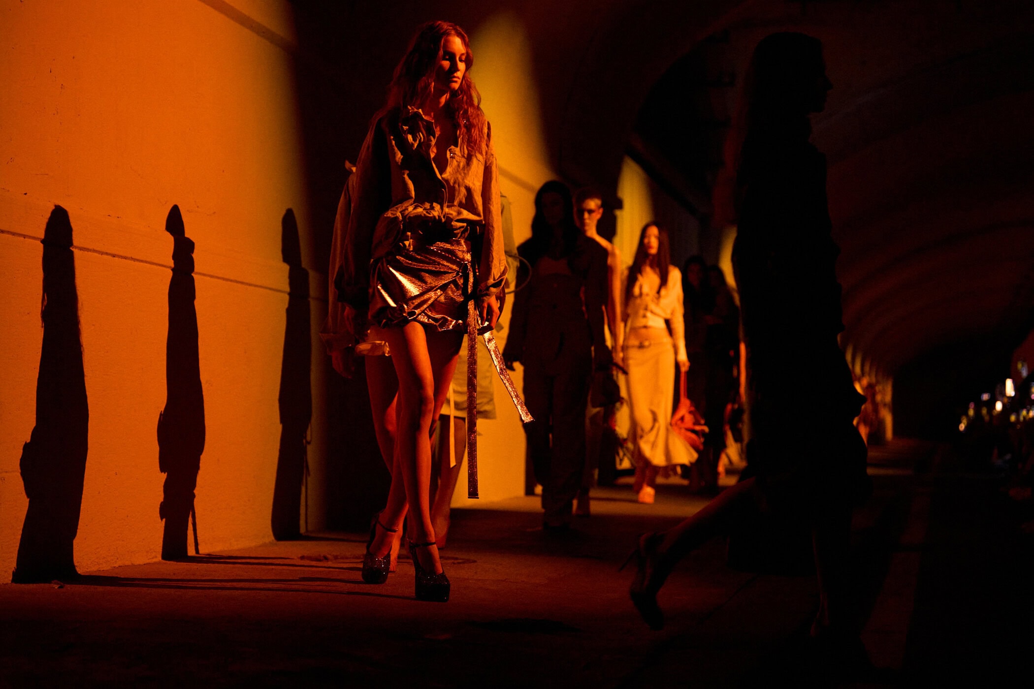 The Attico Spring 2027 Fashion Show Atmosphere