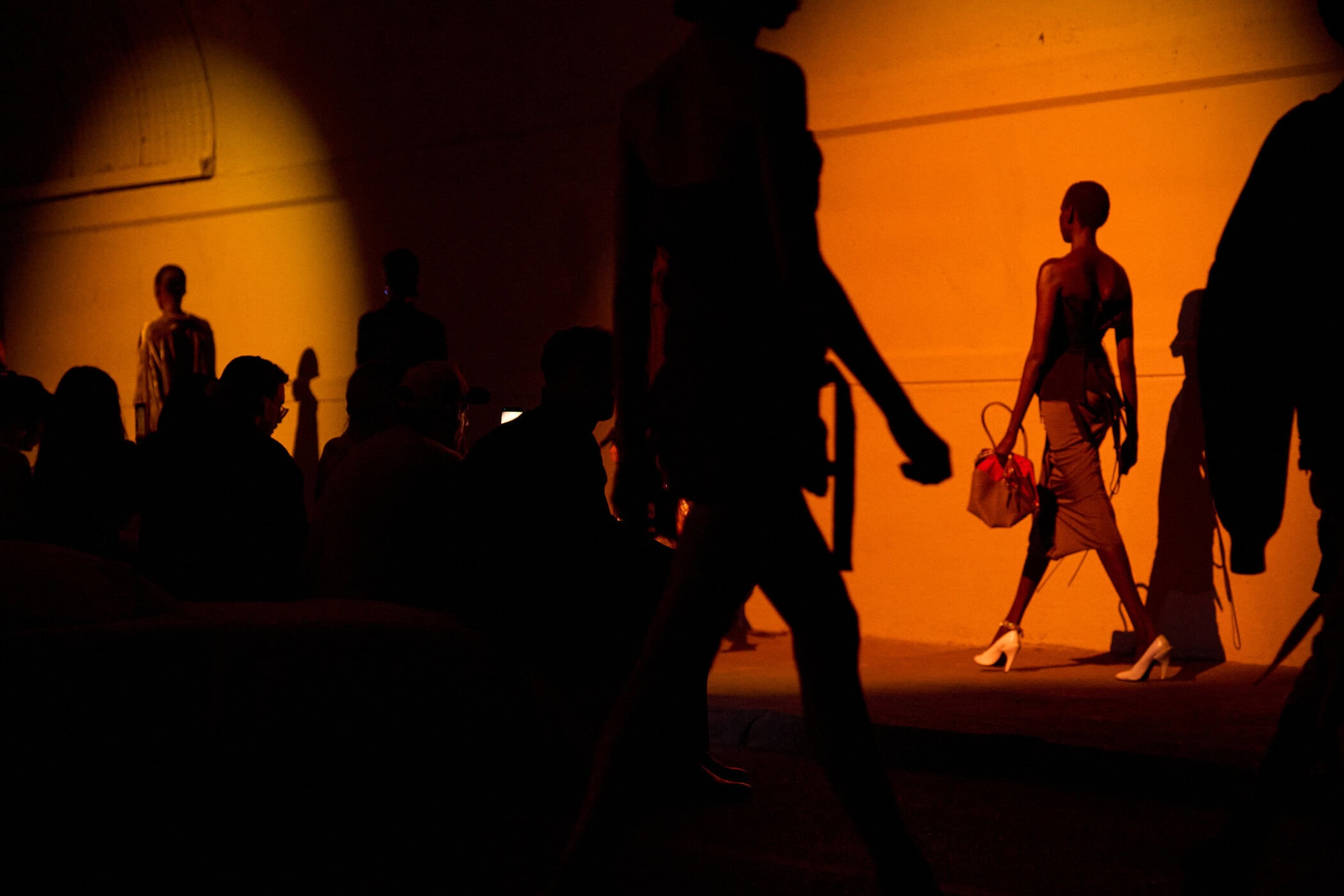 The Attico Spring 2027 Fashion Show Atmosphere