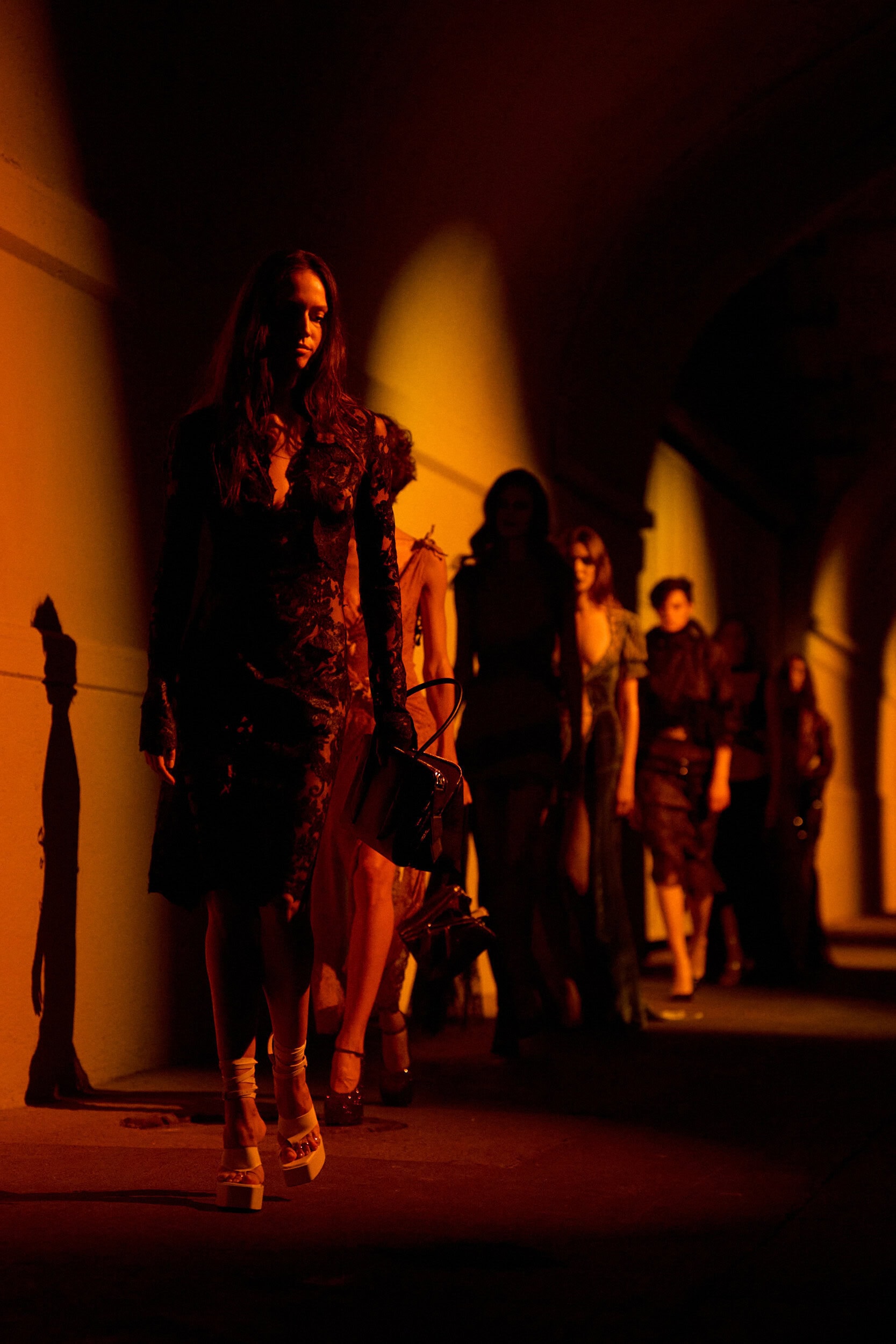 The Attico Spring 2027 Fashion Show Atmosphere