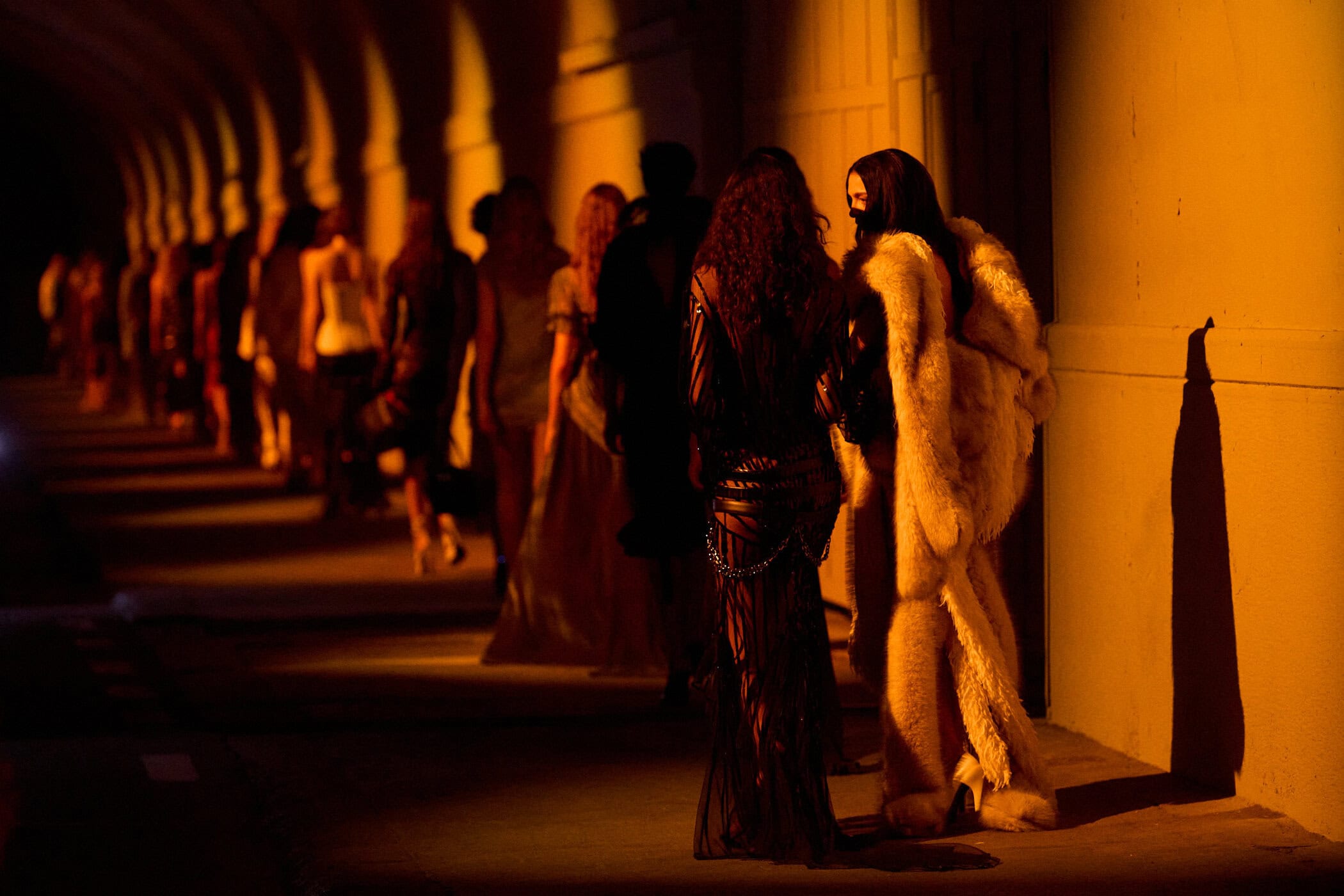 The Attico Spring 2027 Fashion Show Atmosphere