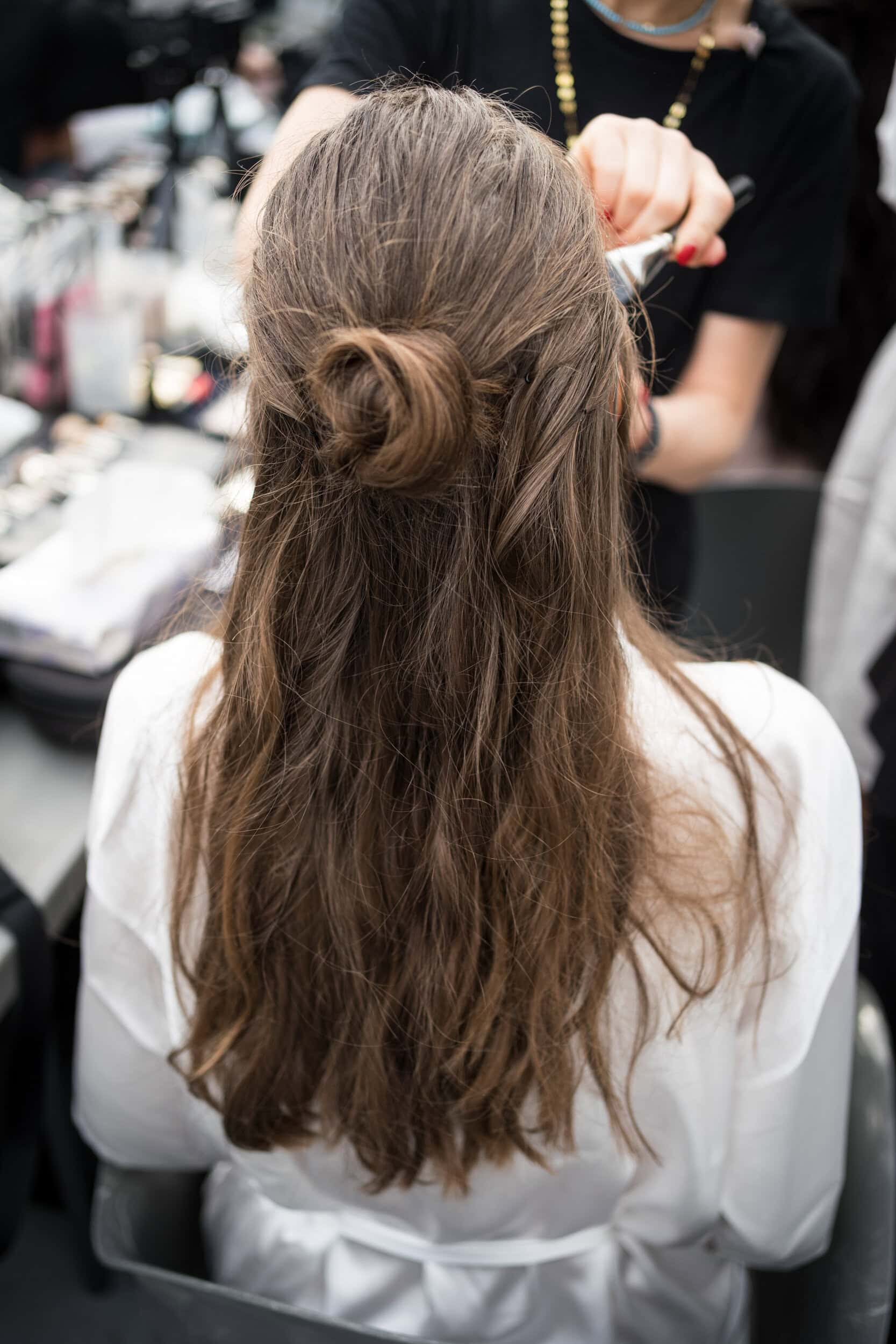 Luisa Beccaria Spring 2027 Fashion Show Backstage