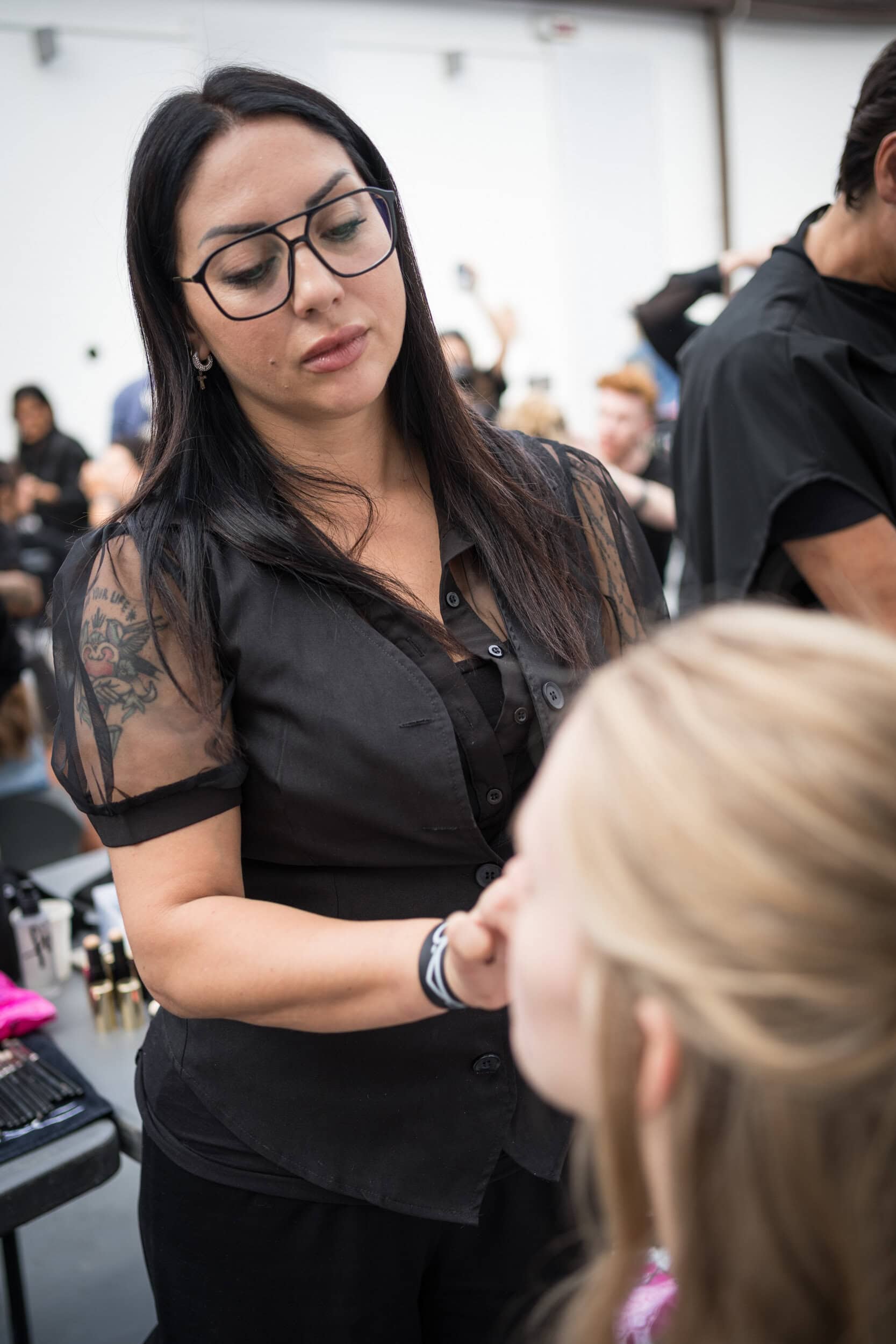 Luisa Beccaria Spring 2027 Fashion Show Backstage