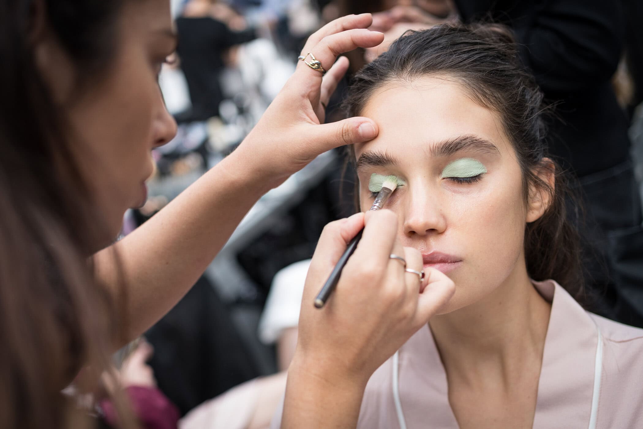 Luisa Beccaria Spring 2027 Fashion Show Backstage