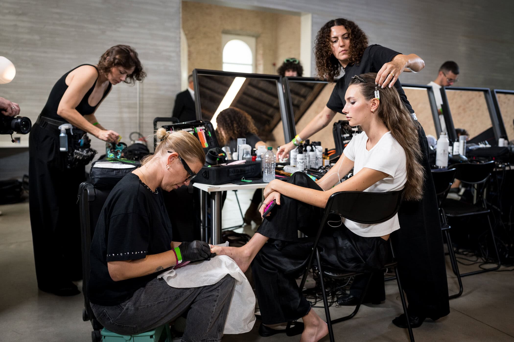Blumarine Spring 2027 Fashion Show Backstage