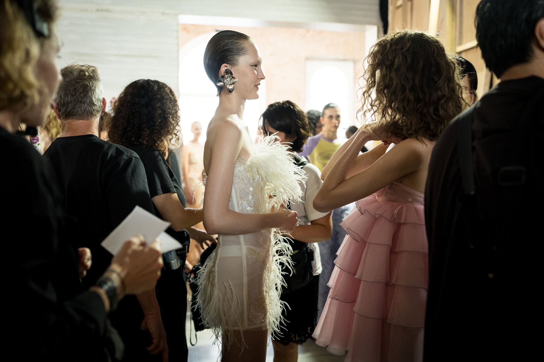 Blumarine Spring 2027 Fashion Show Backstage