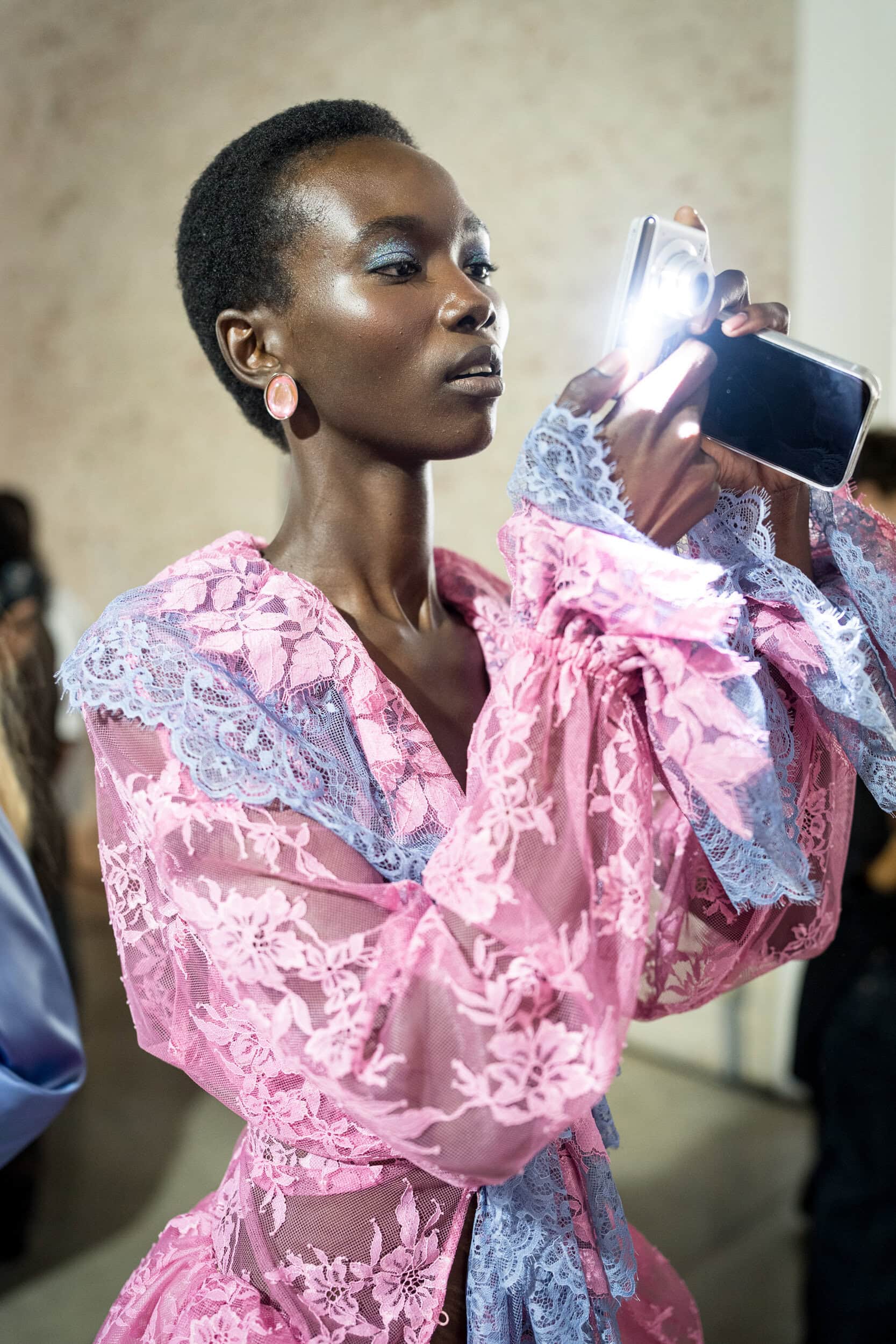 Blumarine Spring 2027 Fashion Show Backstage