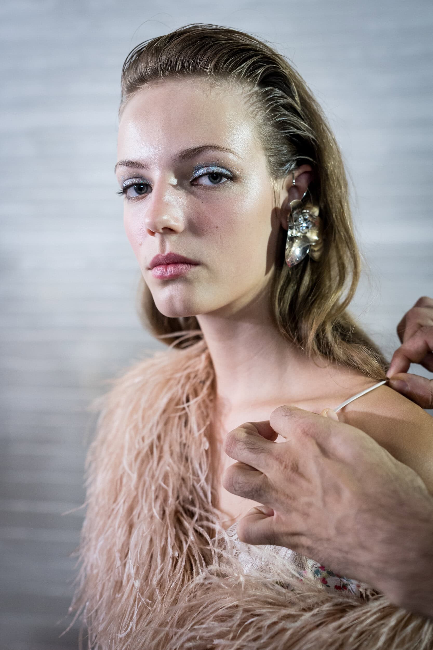 Blumarine Spring 2027 Fashion Show Backstage