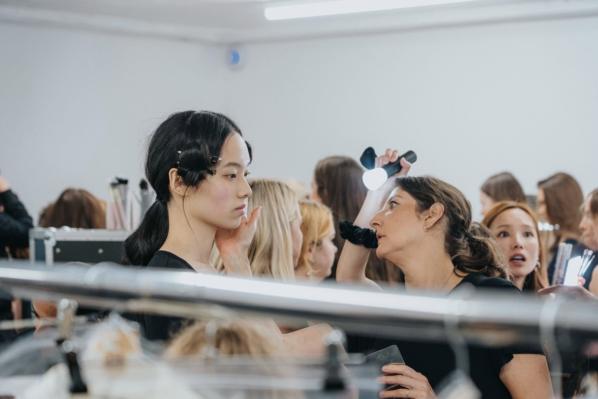 Bora Aksu Spring 2027 Fashion Show Backstage