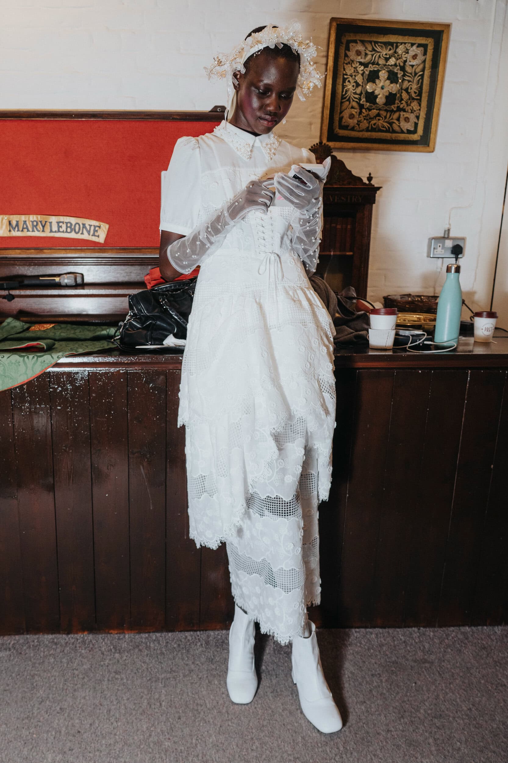 Bora Aksu Spring 2027 Fashion Show Backstage