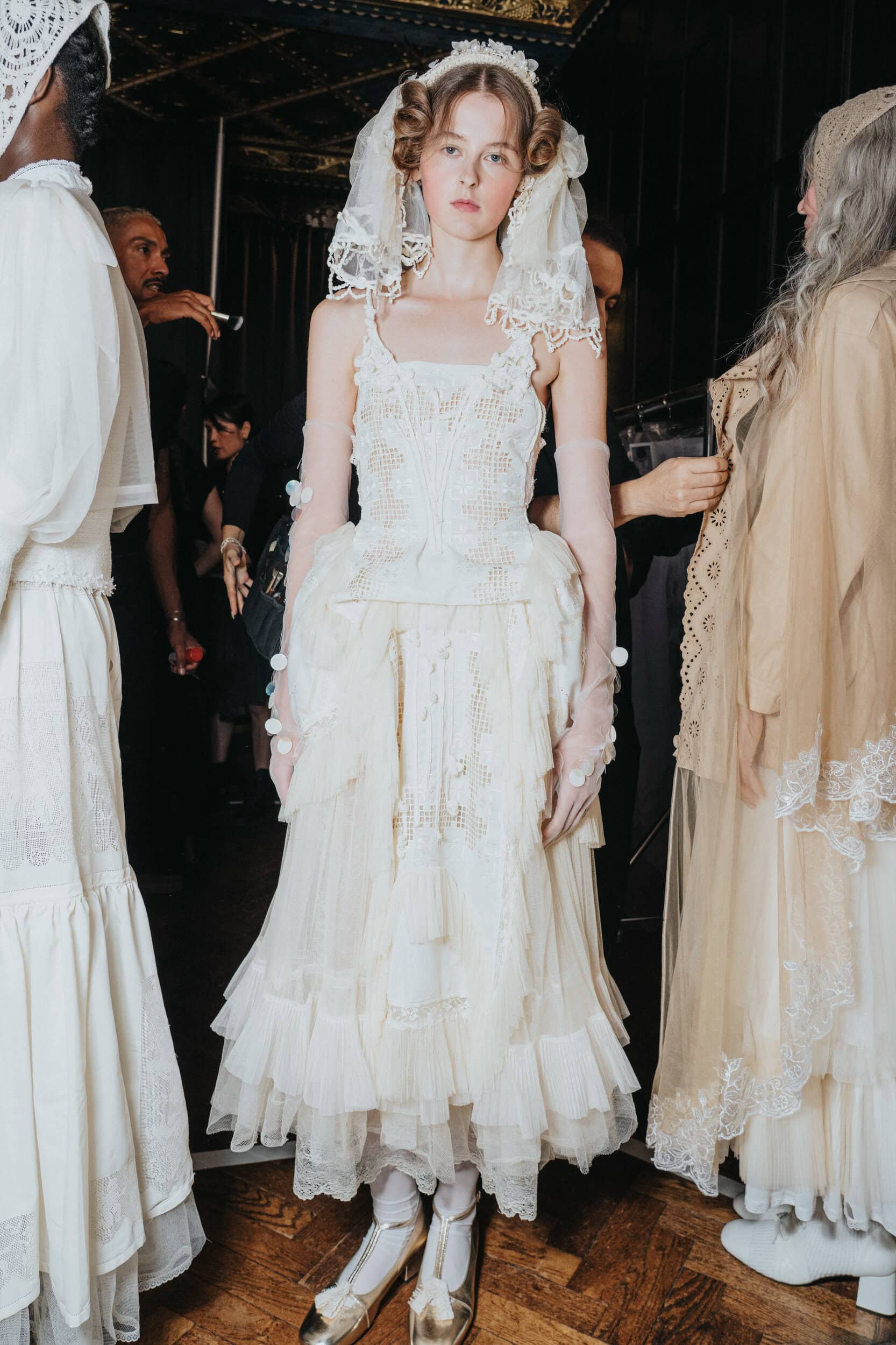 Bora Aksu Spring 2027 Fashion Show Backstage