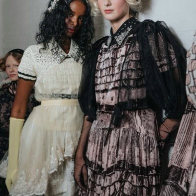 Bora Aksu Spring 2027 Fashion Show Backstage