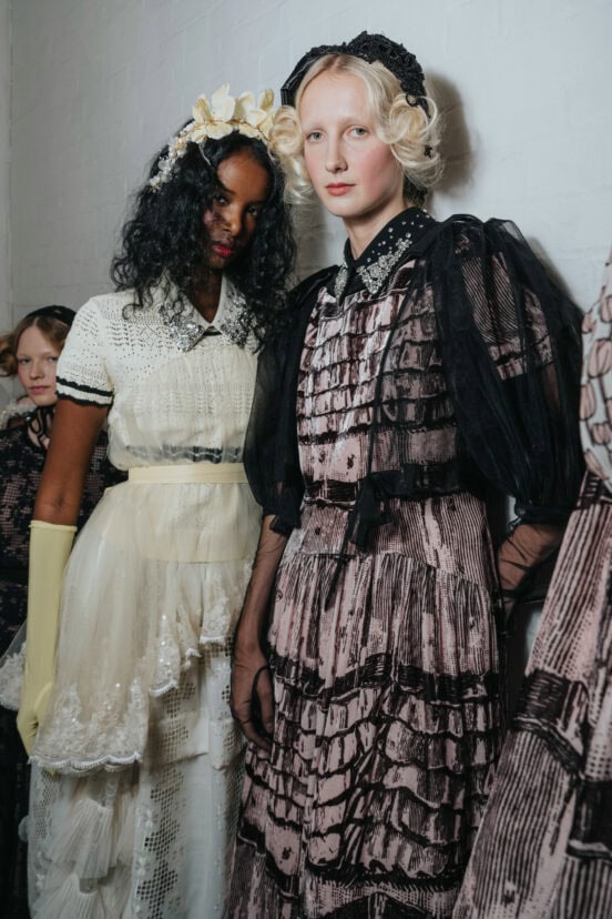 Bora Aksu Spring 2027 Fashion Show Backstage