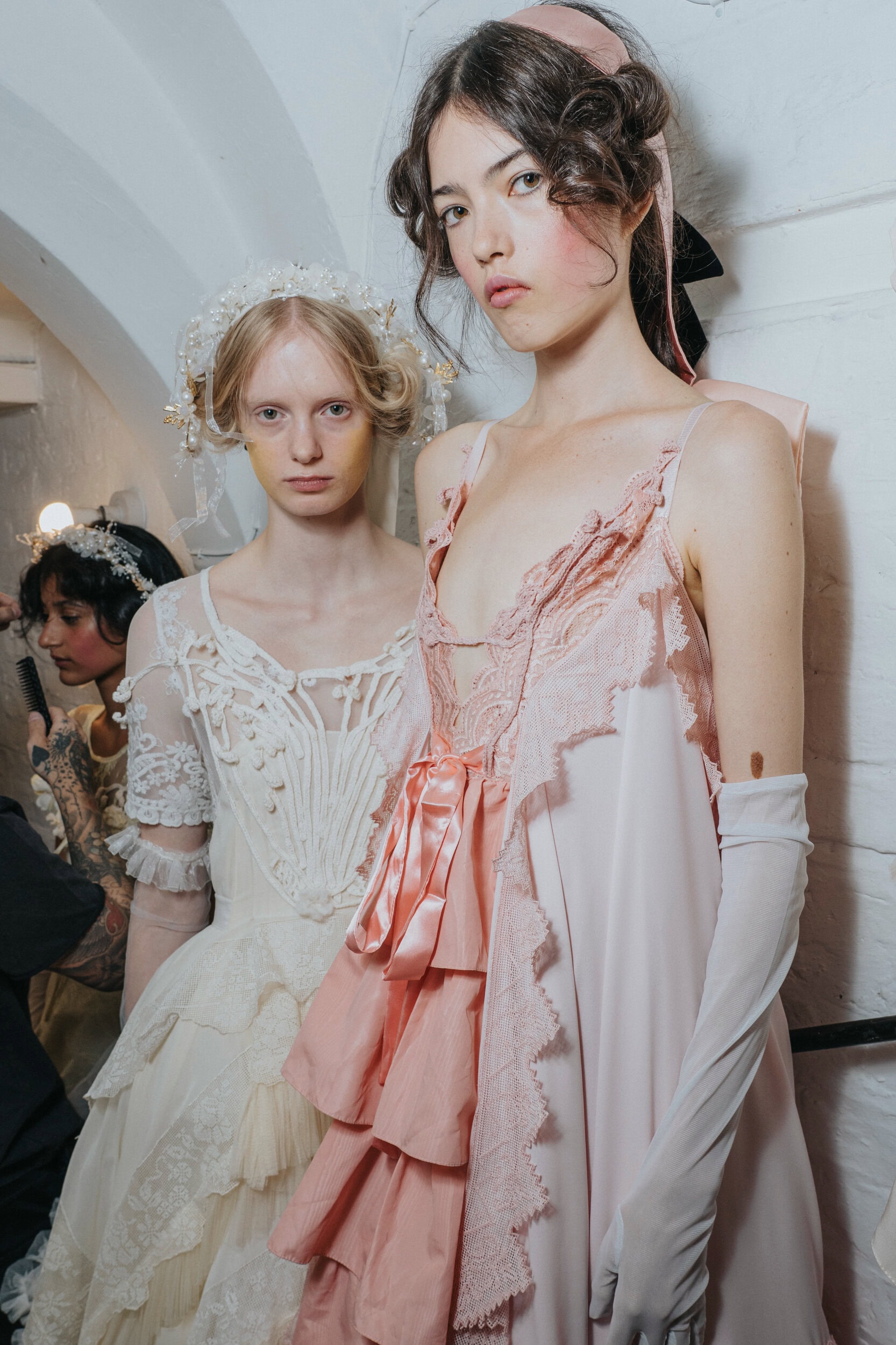 Bora Aksu Spring 2027 Fashion Show Backstage