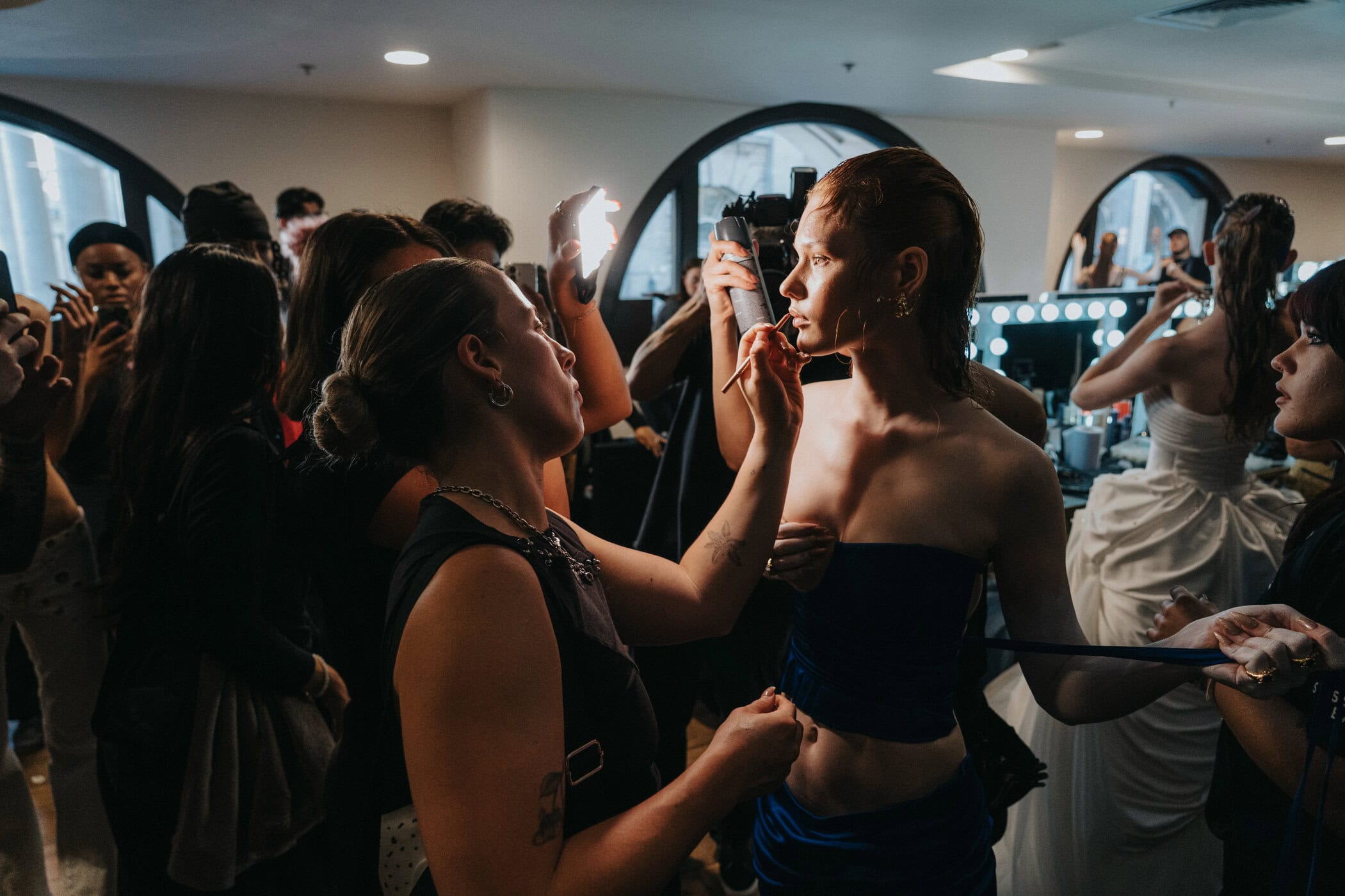 Di Petsa Spring 2027 Fashion Show Backstage