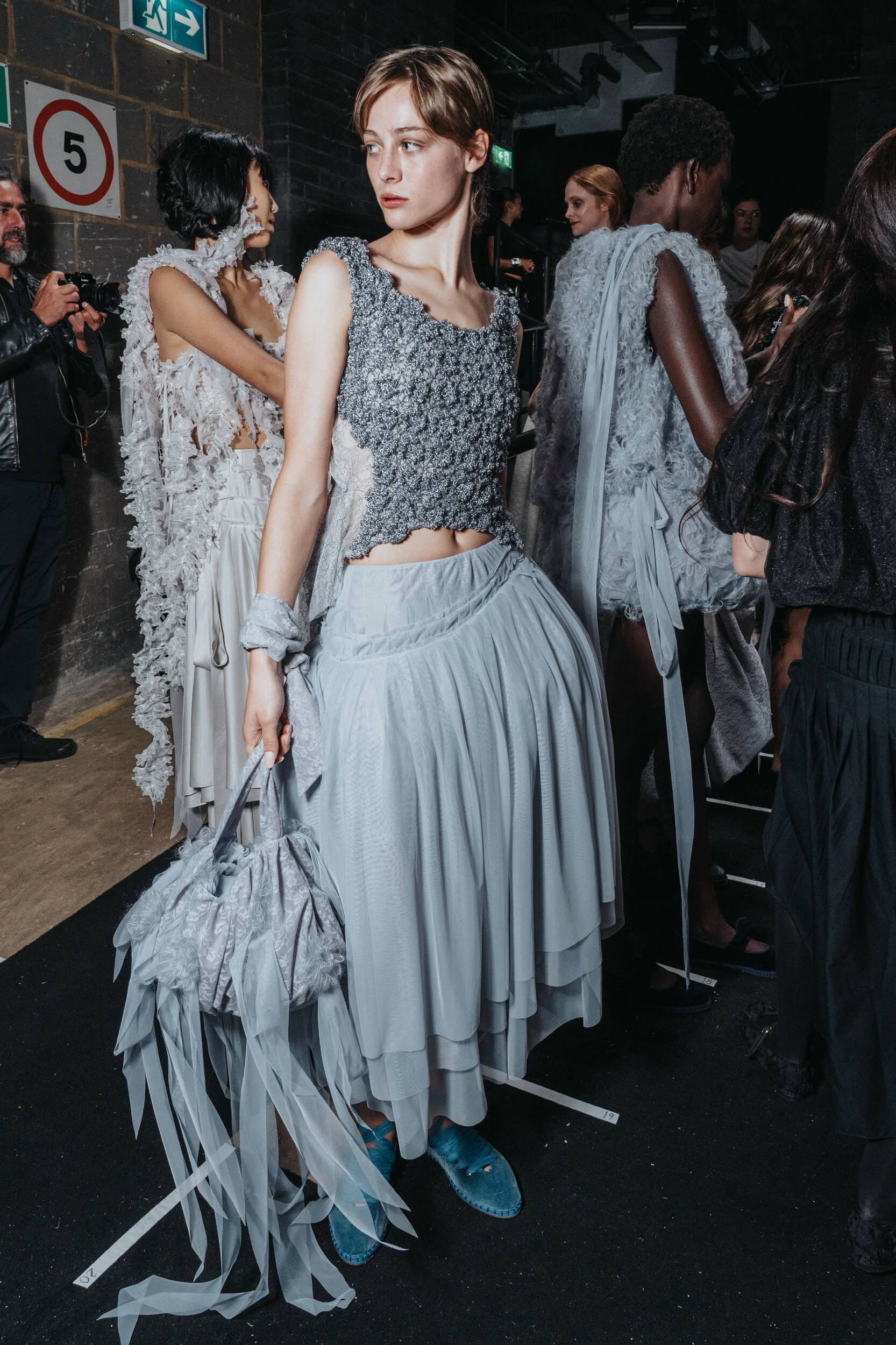 Pauline Dujancourt Spring 2027 Fashion Show Backstage