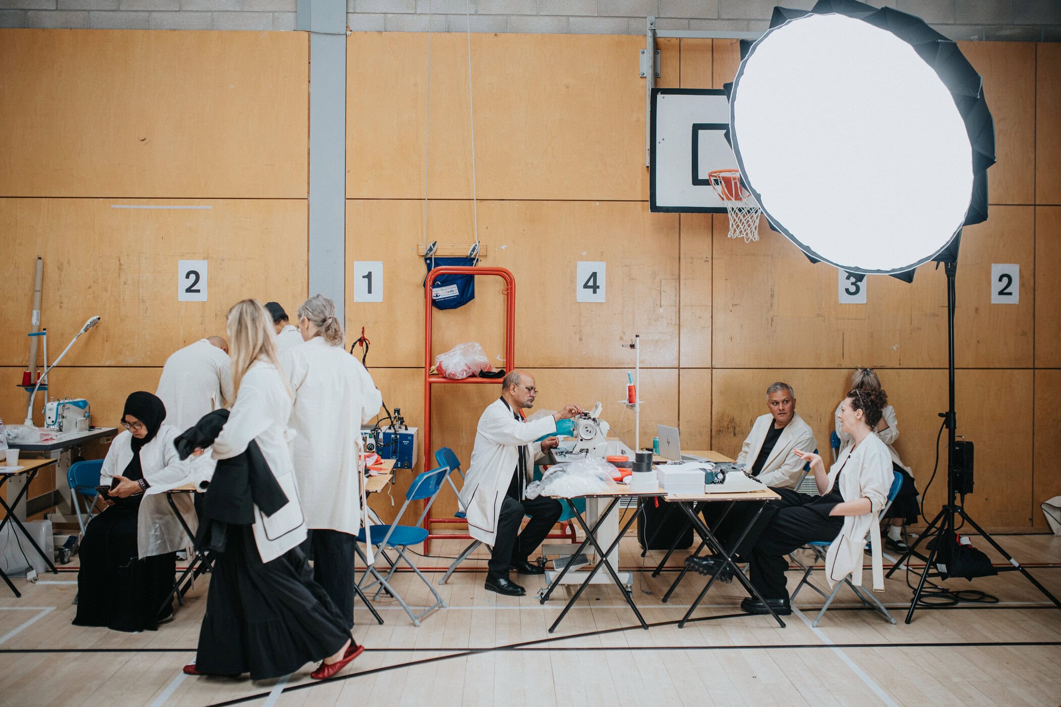 Edeline Lee Spring 2027 Fashion Show Backstage
