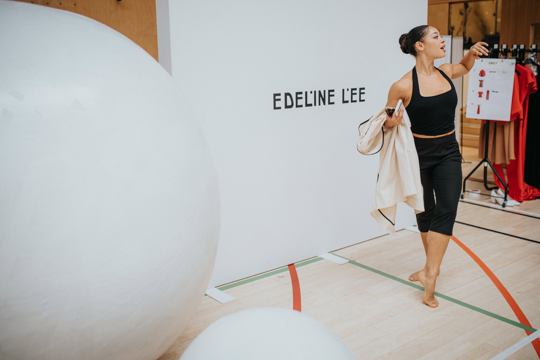 Edeline Lee Spring 2027 Fashion Show Backstage