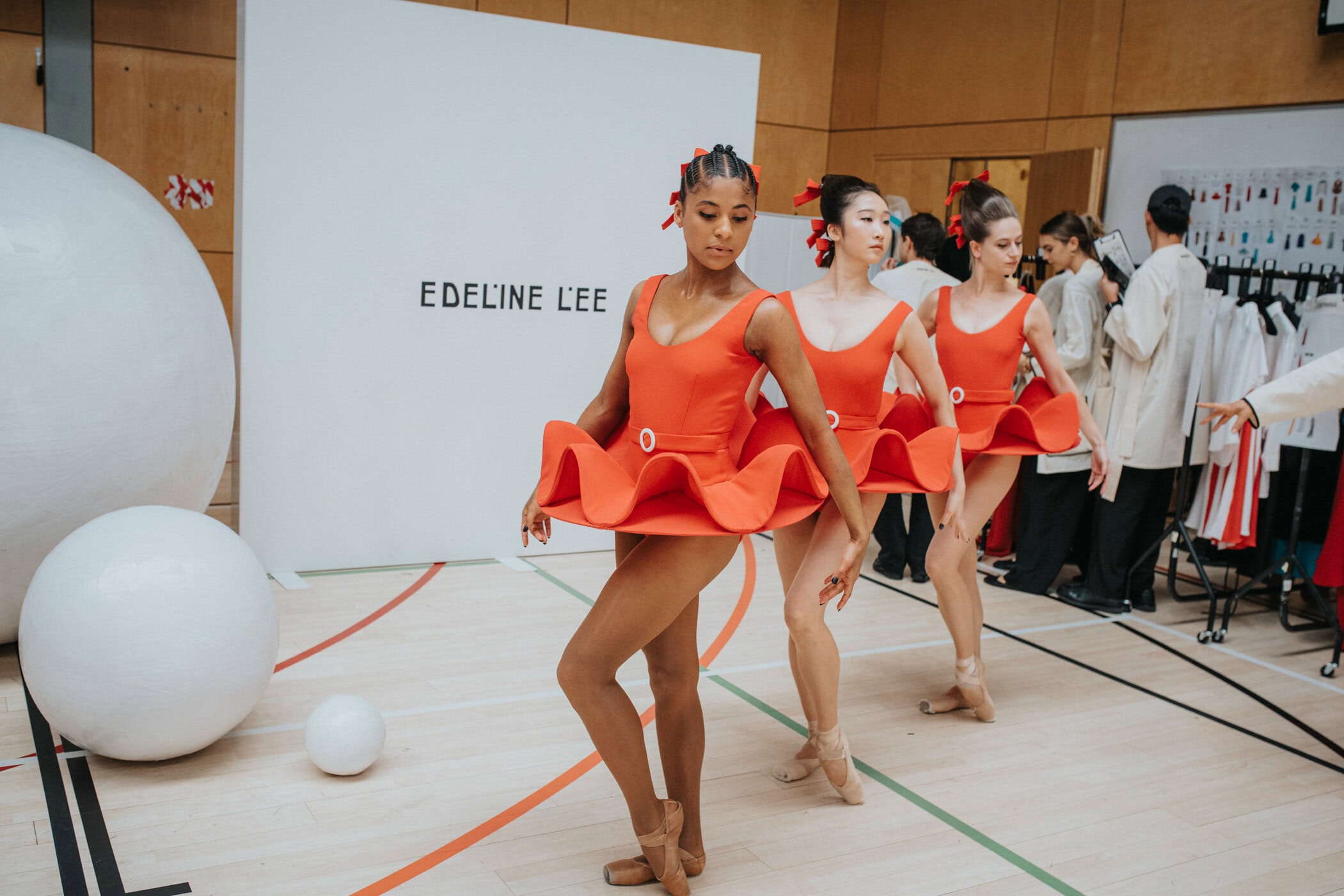 Edeline Lee Spring 2027 Fashion Show Backstage