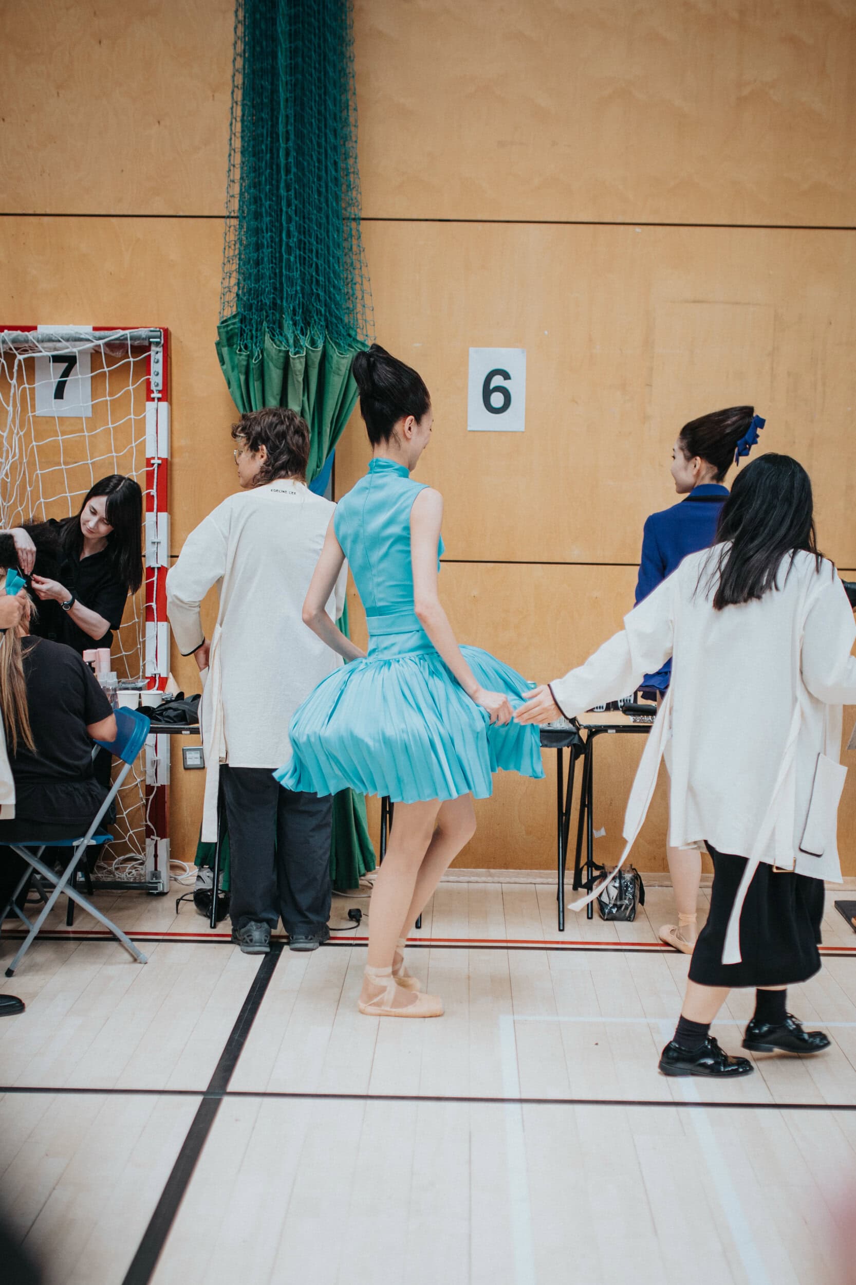 Edeline Lee Spring 2027 Fashion Show Backstage