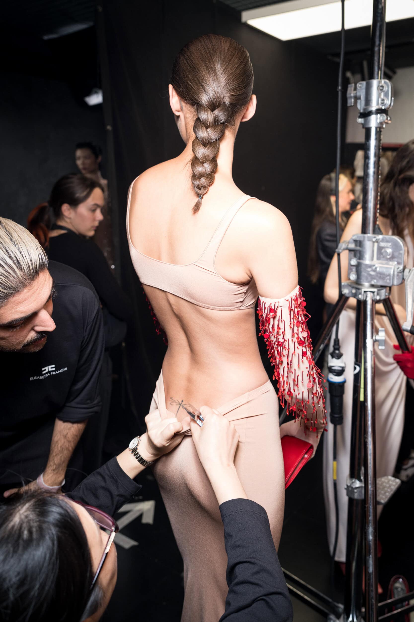 Elisabetta Franchi Spring 2027 Fashion Show Backstage