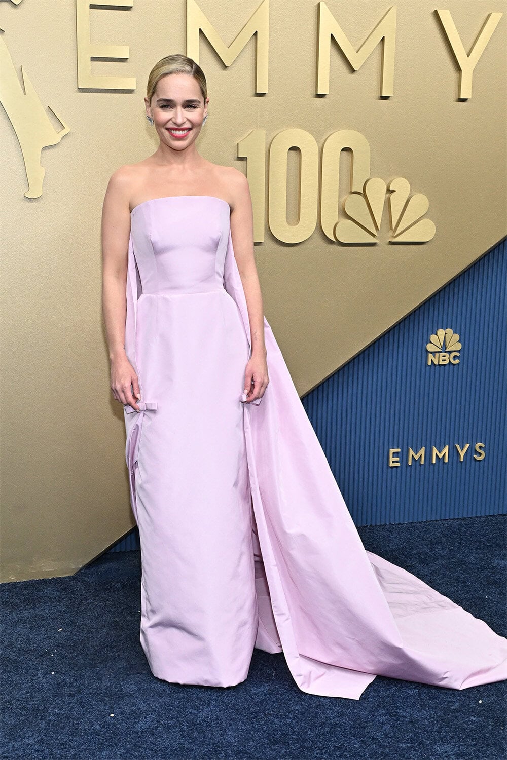 Emilia Clarke wears Prada at The 78th Emmy Awards