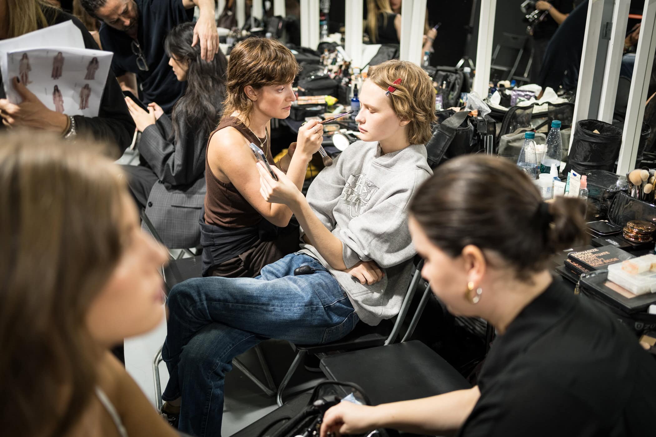 Etro Spring 2027 Fashion Show Backstage