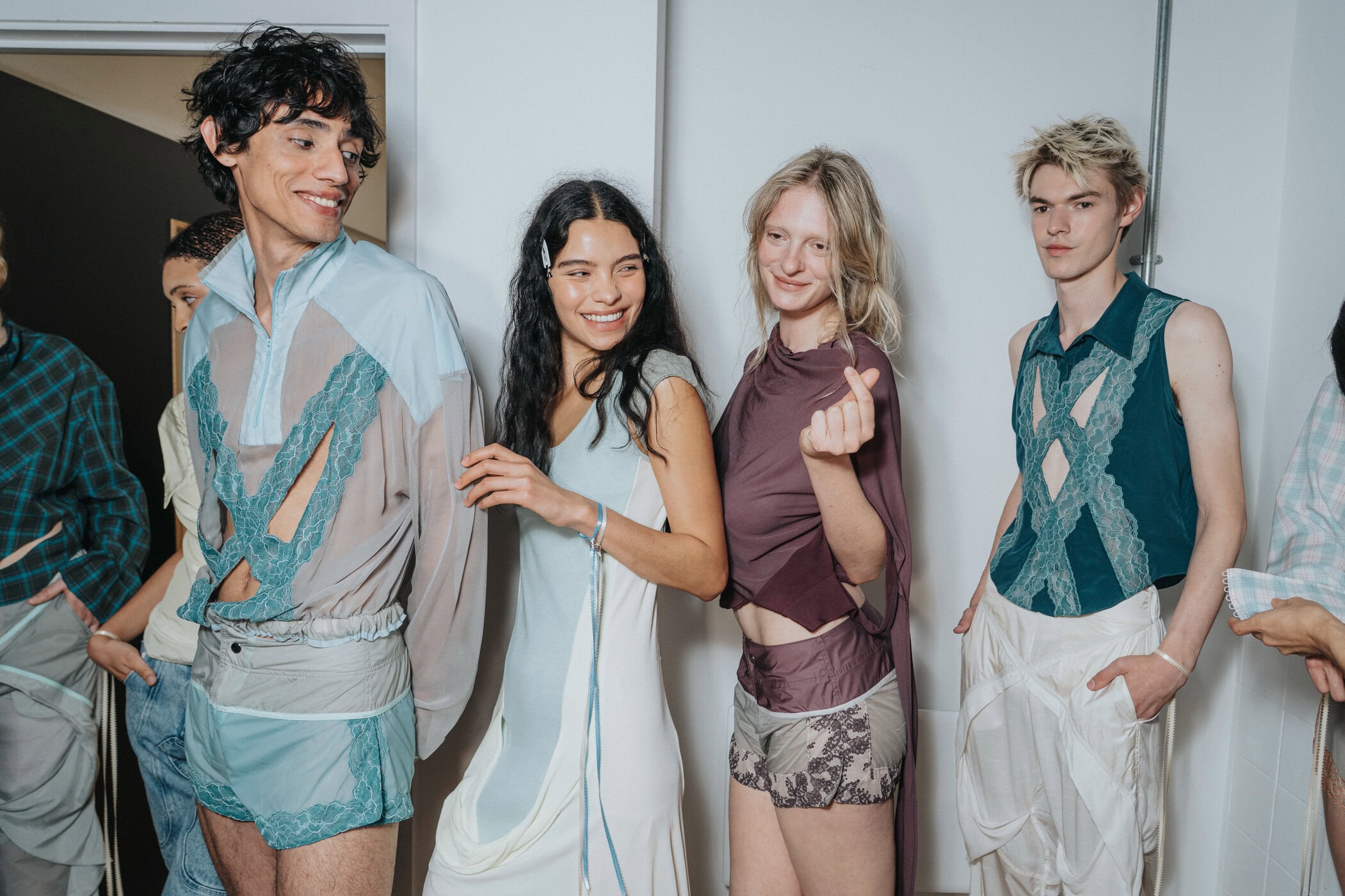 Fashion East Spring 2027 Fashion Show Backstage
