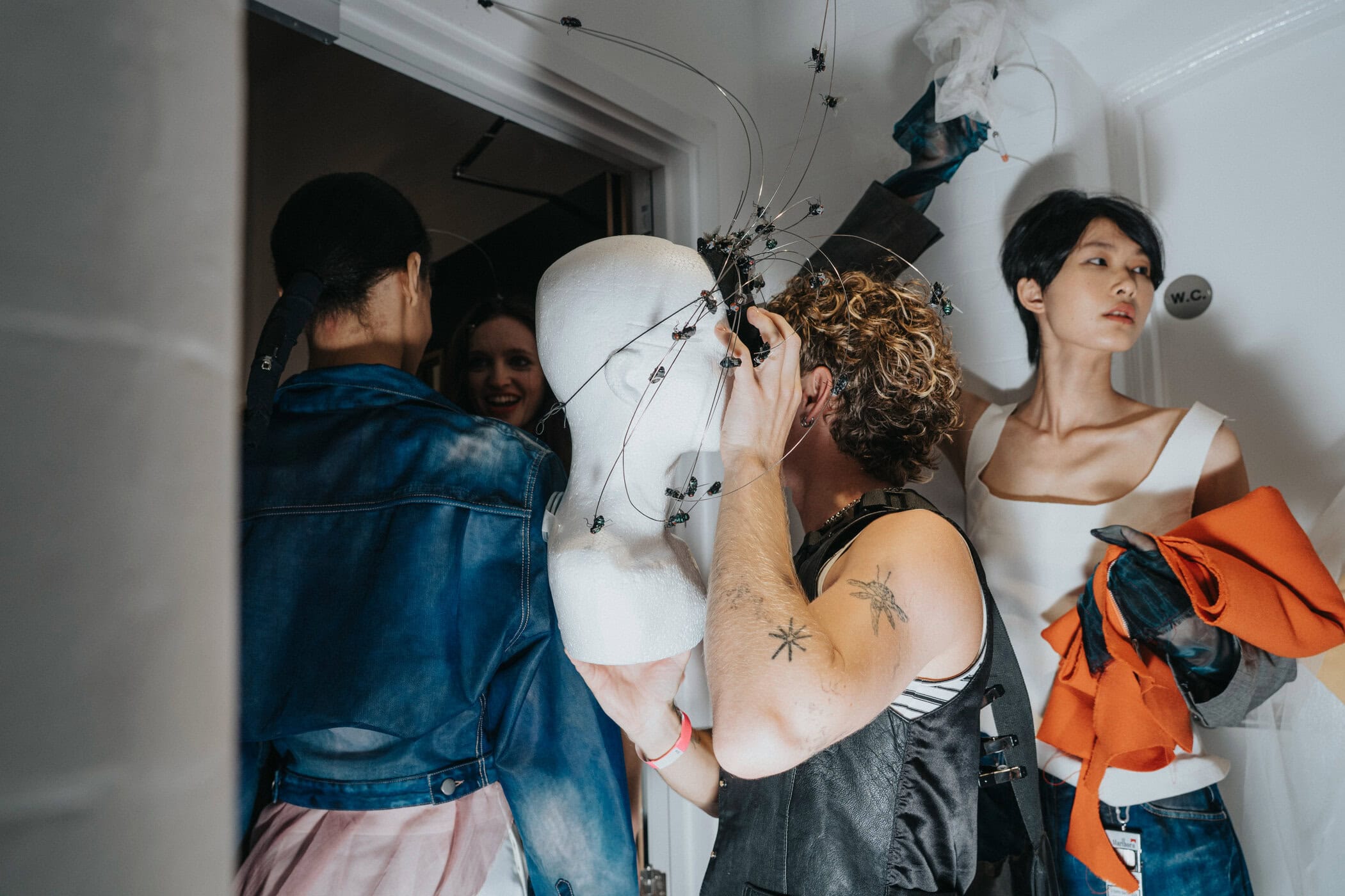 Fashion East Spring 2027 Fashion Show Backstage