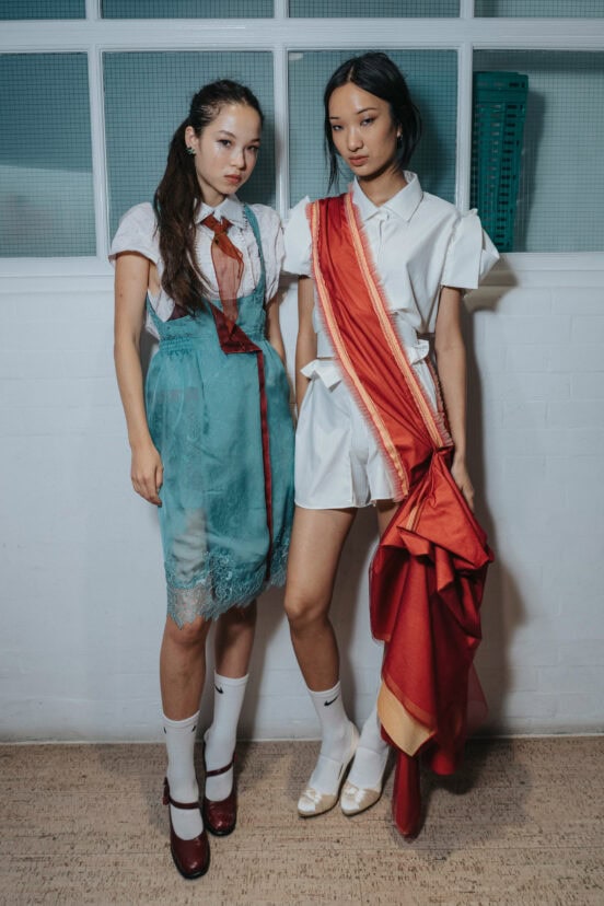 Fashion East Spring 2027 Fashion Show Backstage