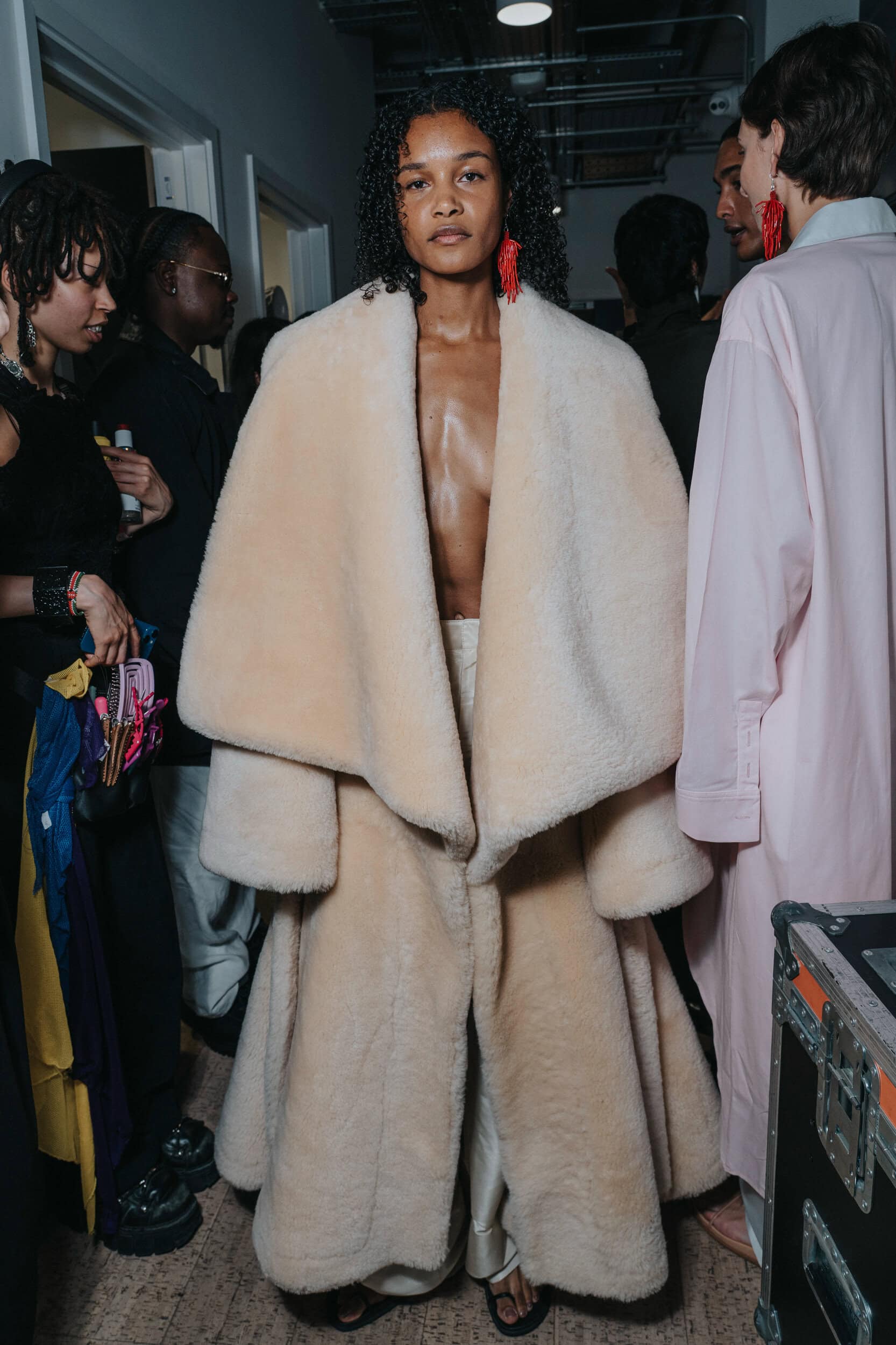 Fashion East Spring 2027 Fashion Show Backstage