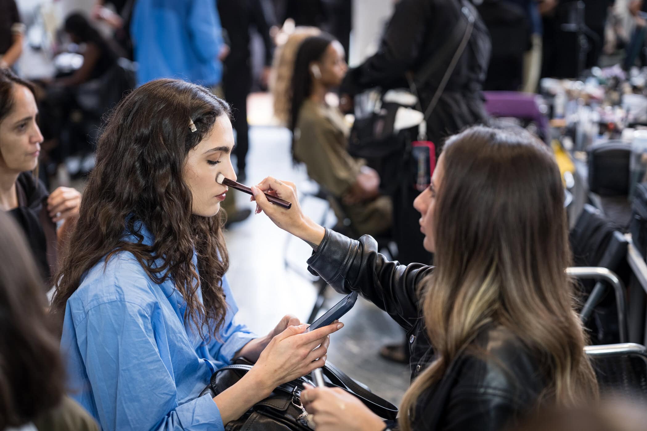 Ferragamo Spring 2027 Fashion Show Backstage