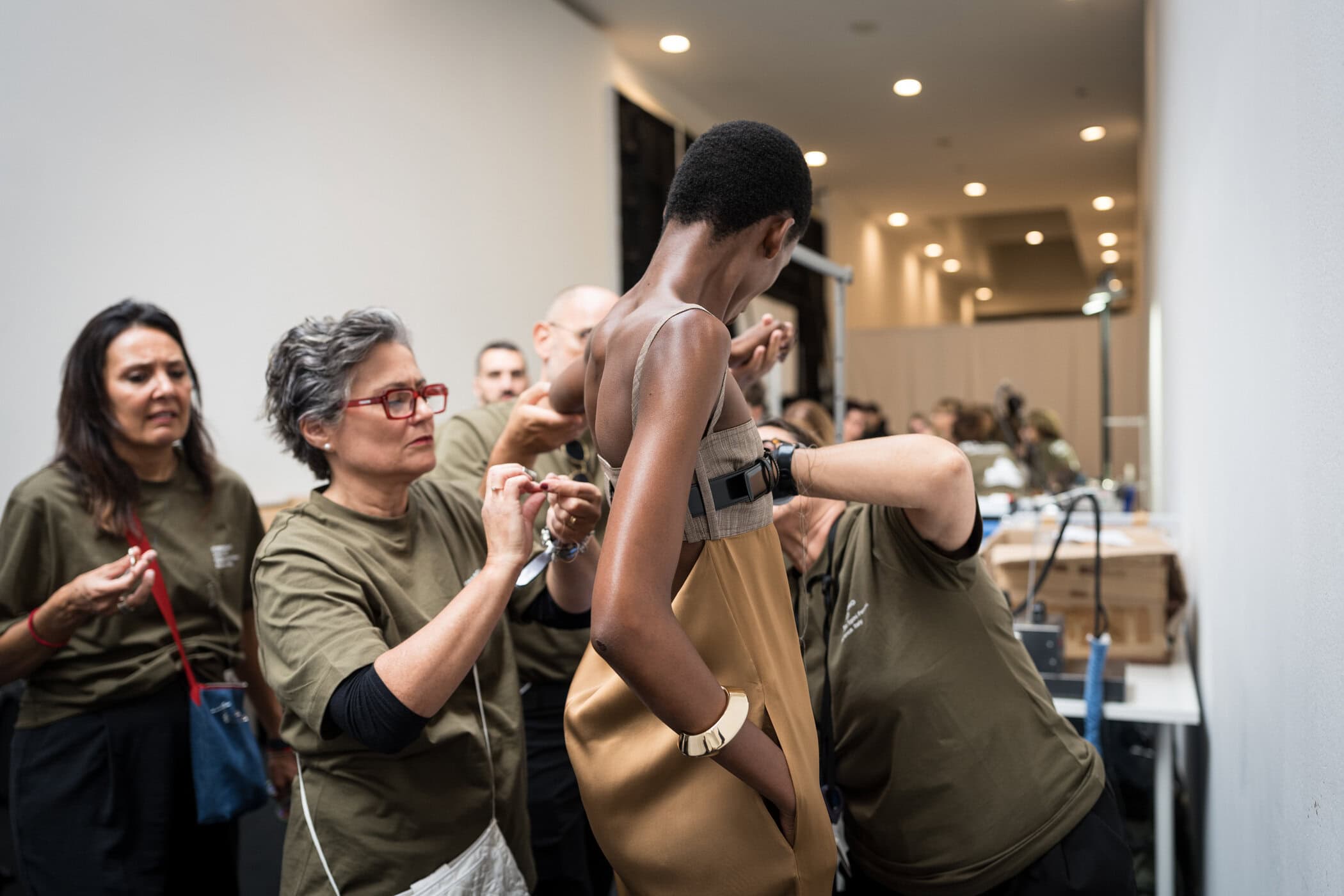Ferragamo Spring 2027 Fashion Show Backstage