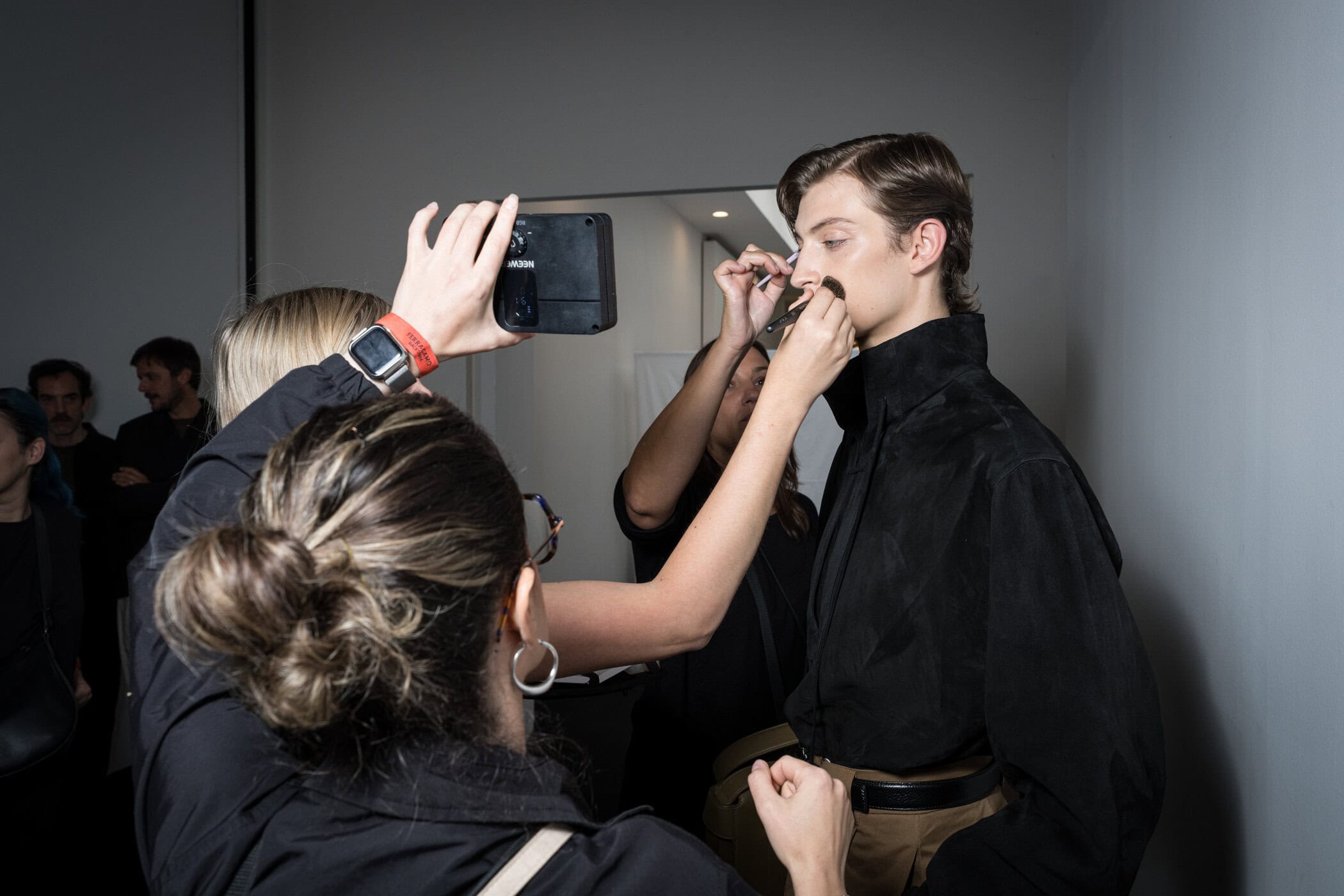 Ferragamo Spring 2027 Fashion Show Backstage