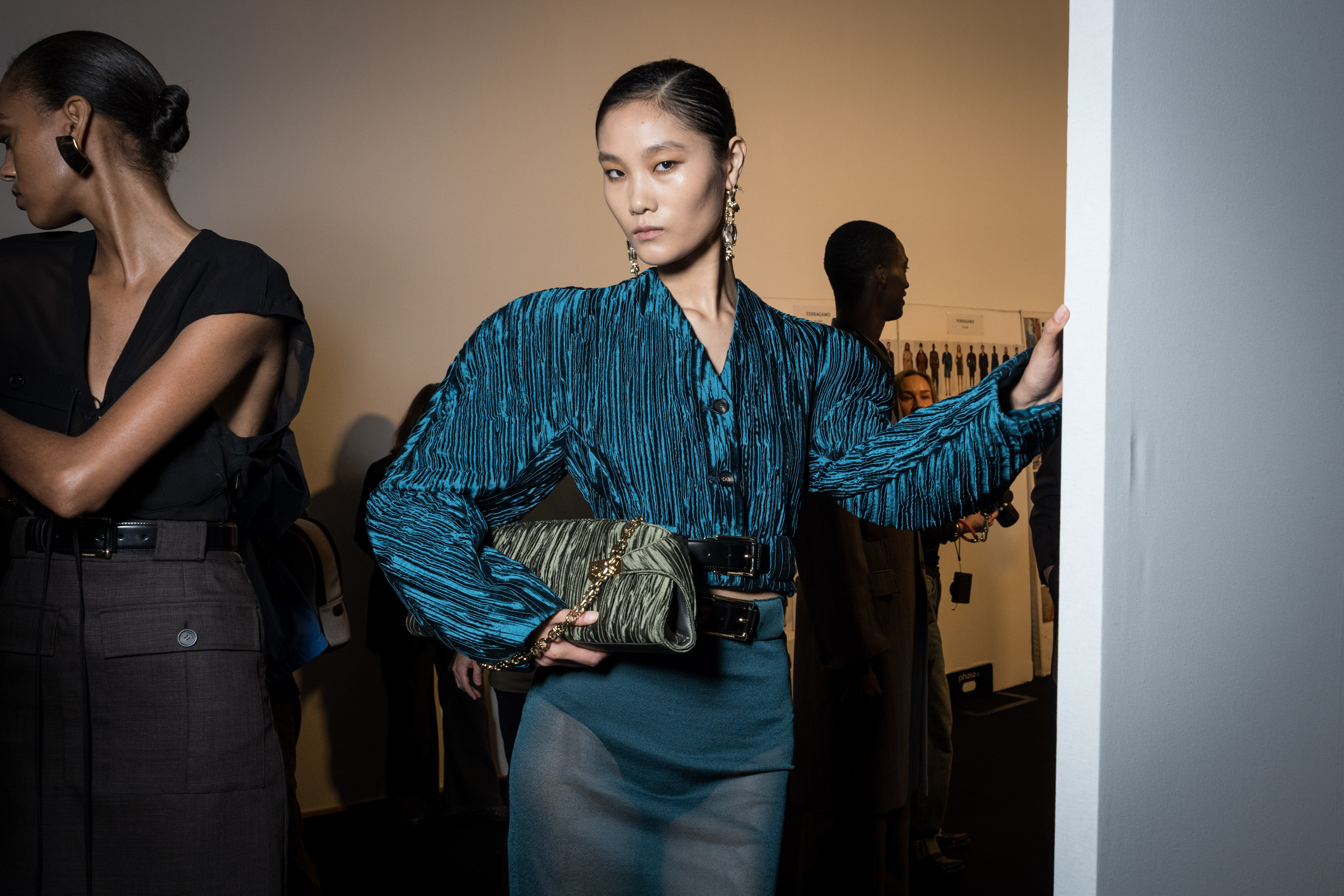 Ferragamo Spring 2027 Fashion Show Backstage
