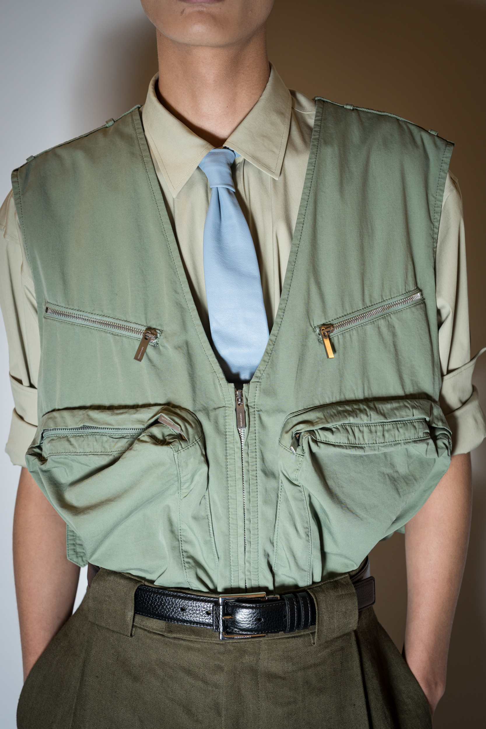 Ferragamo Spring 2027 Fashion Show Backstage