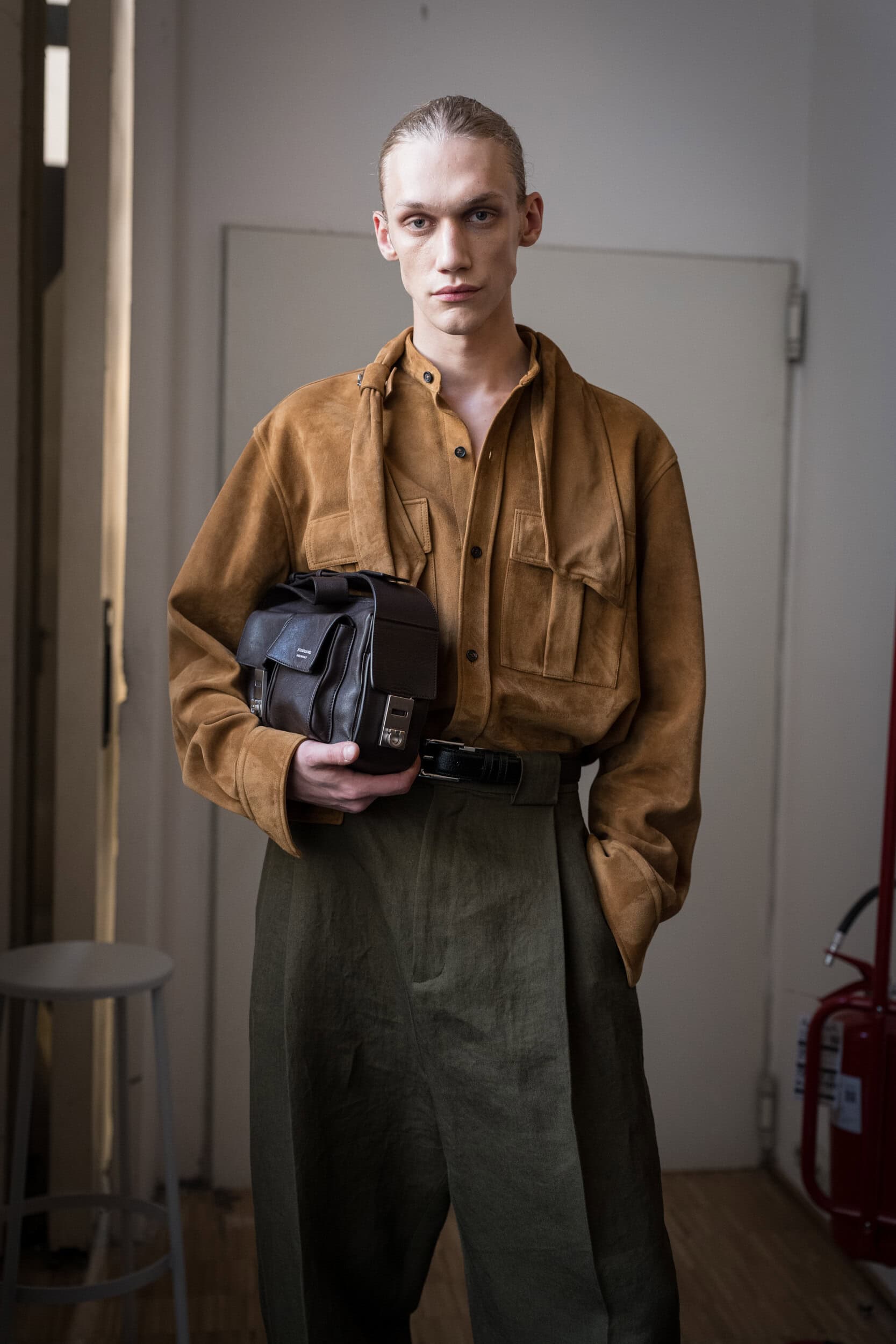 Ferragamo Spring 2027 Fashion Show Backstage