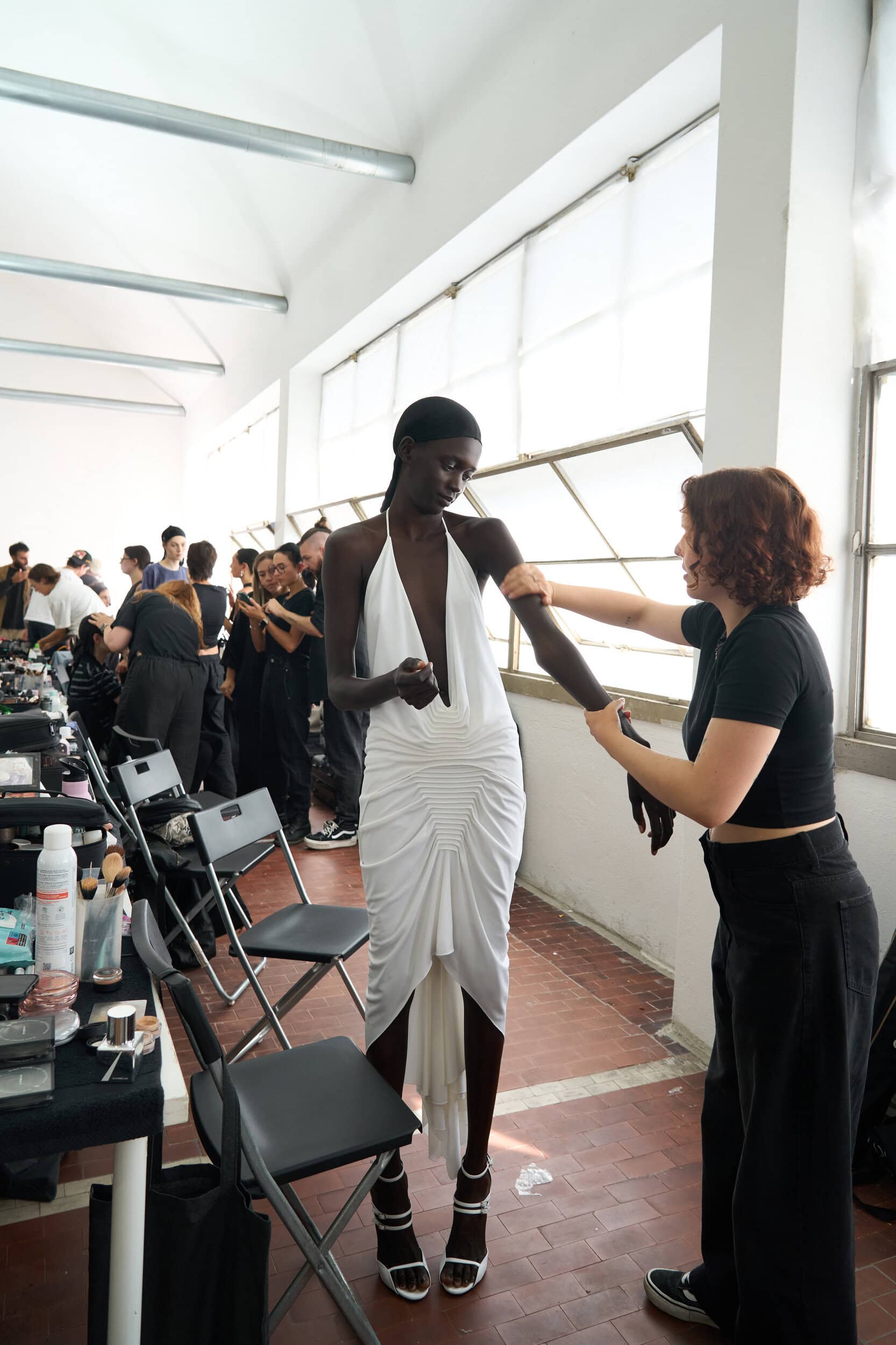 Francesco Murano Spring 2027 Fashion Show Backstage
