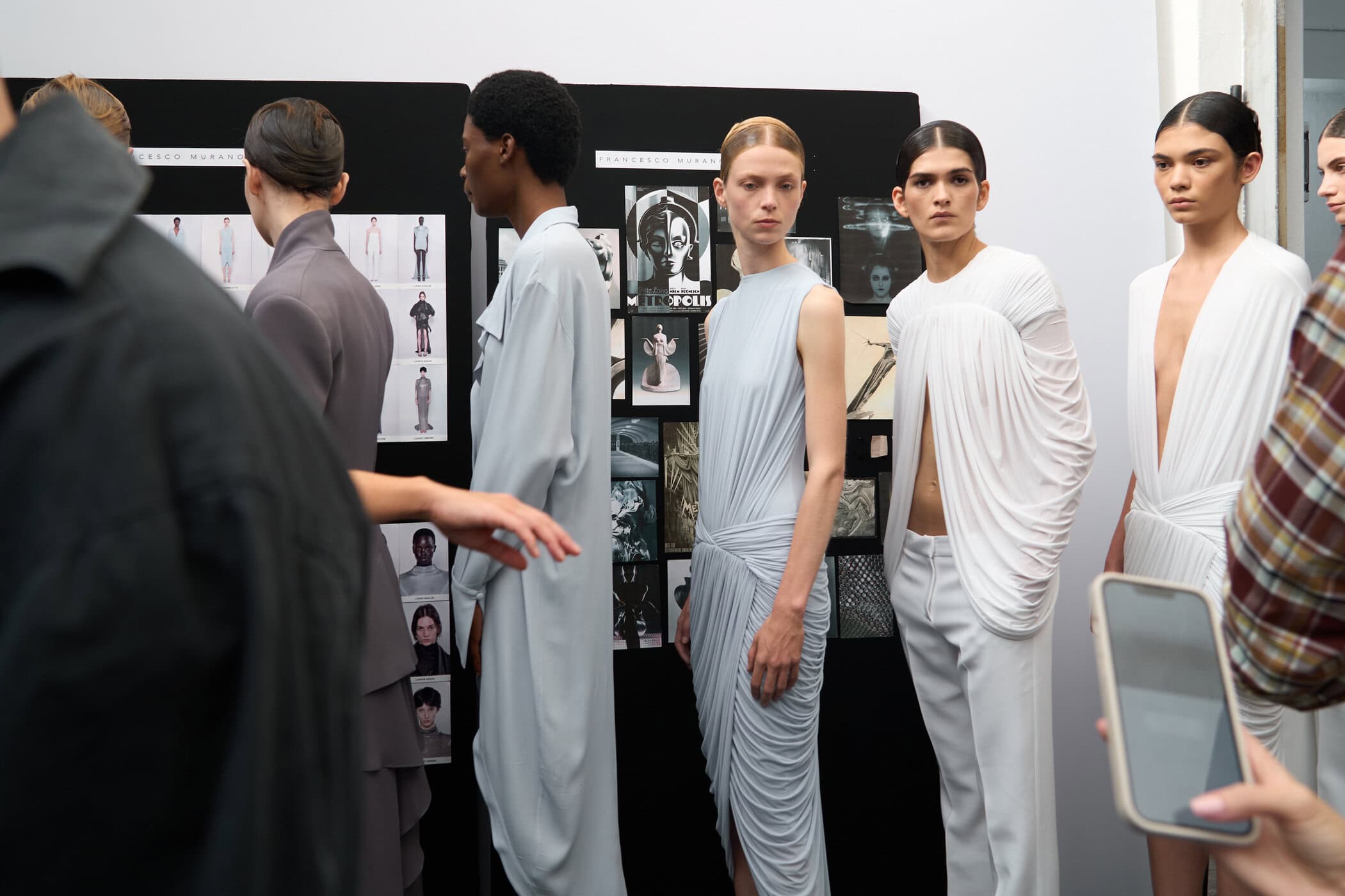 Francesco Murano Spring 2027 Fashion Show Backstage