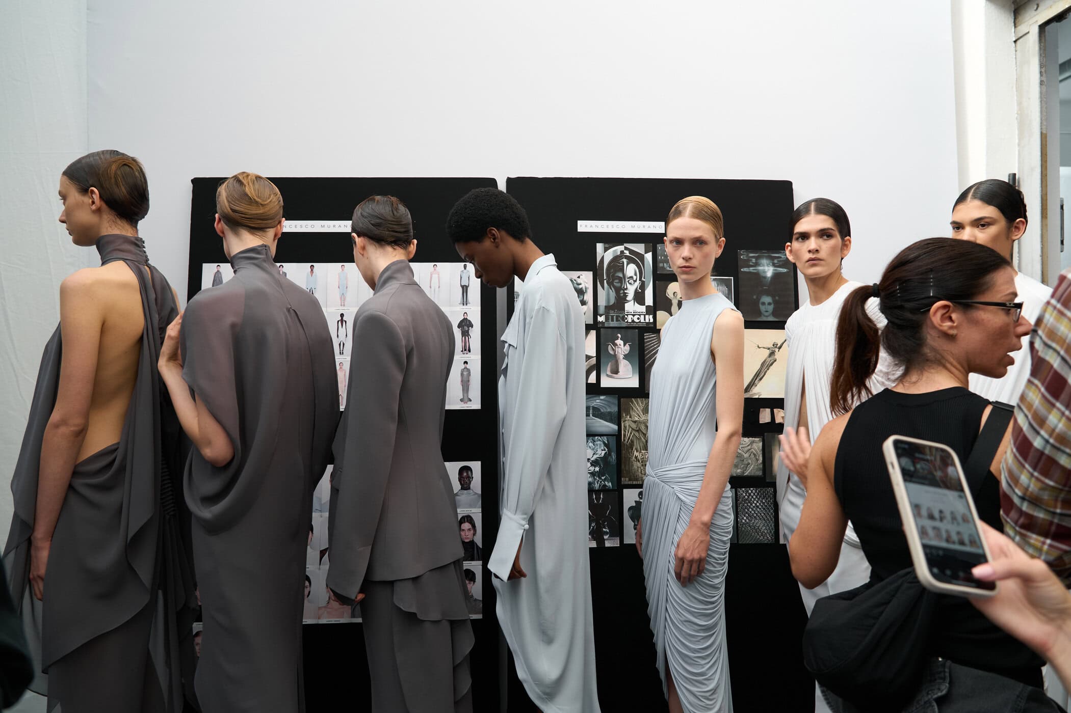 Francesco Murano Spring 2027 Fashion Show Backstage