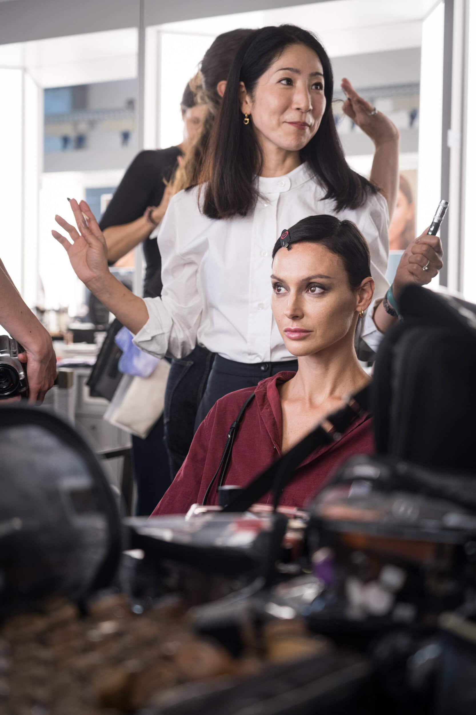 Giorgio Armani Spring 2027 Fashion Show Backstage