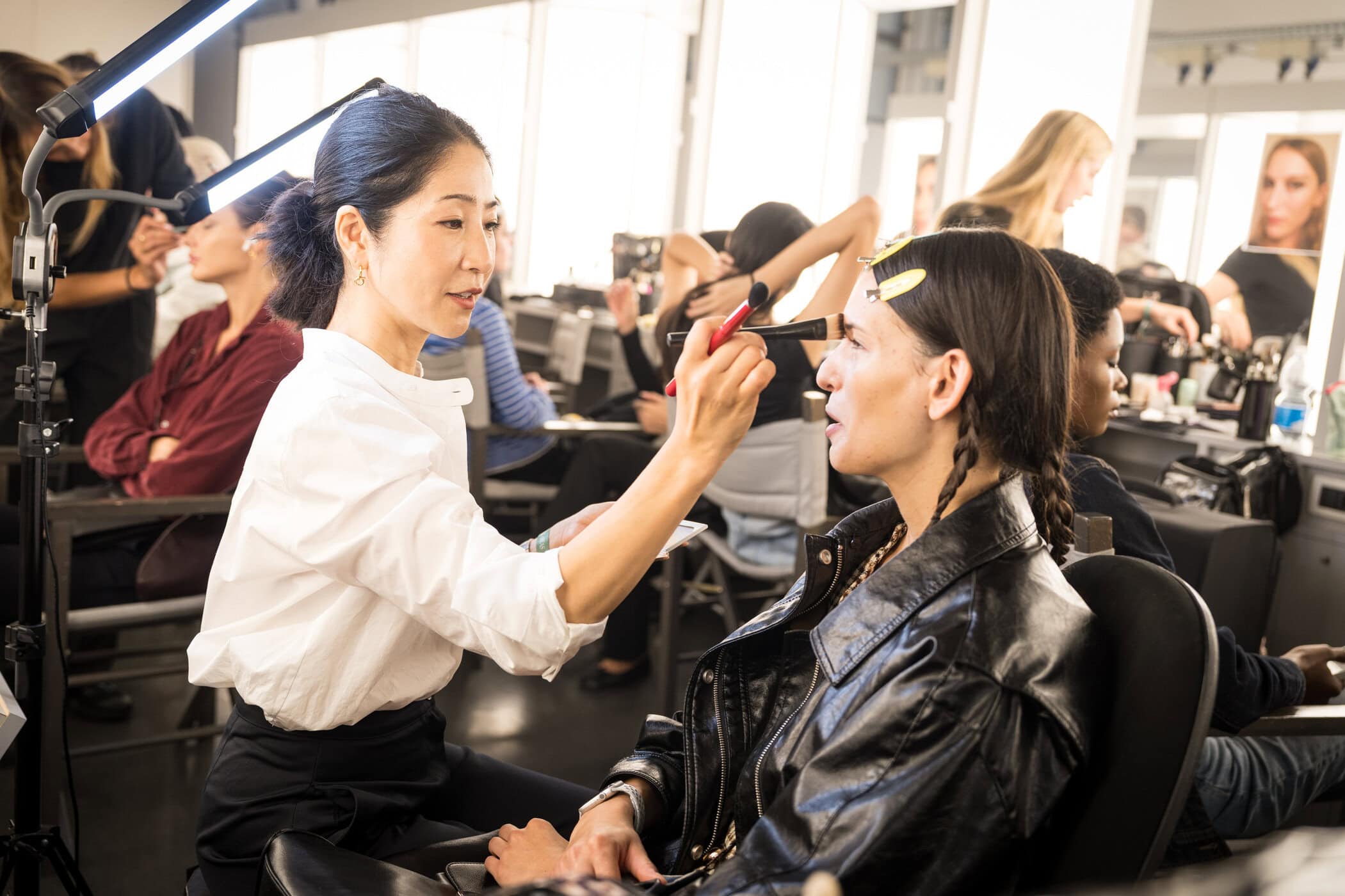 Giorgio Armani Spring 2027 Fashion Show Backstage