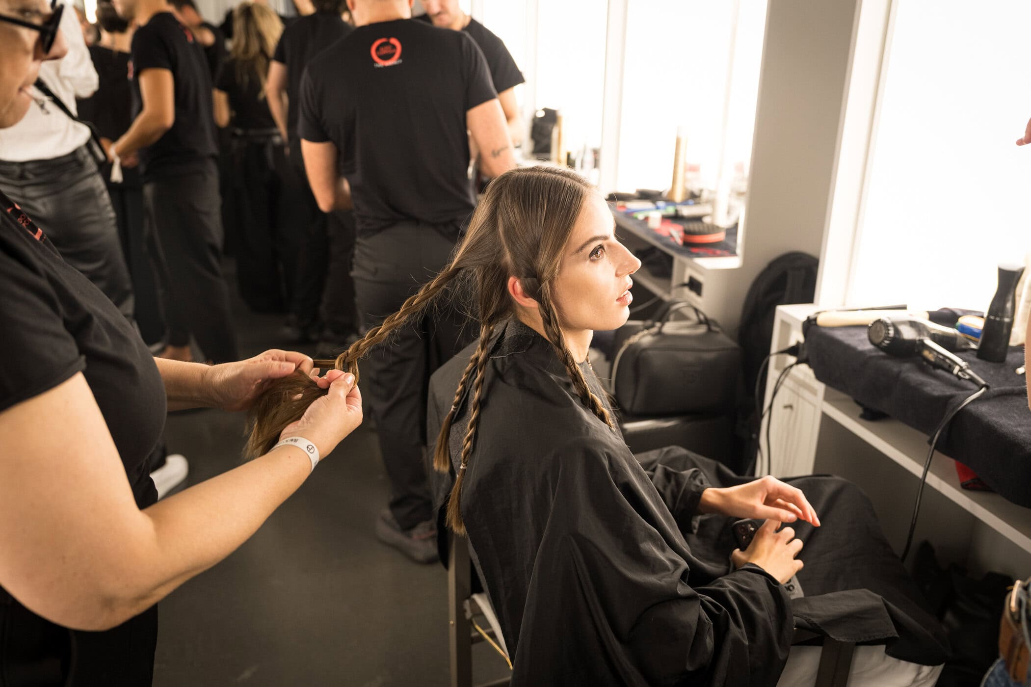 Giorgio Armani Spring 2027 Fashion Show Backstage