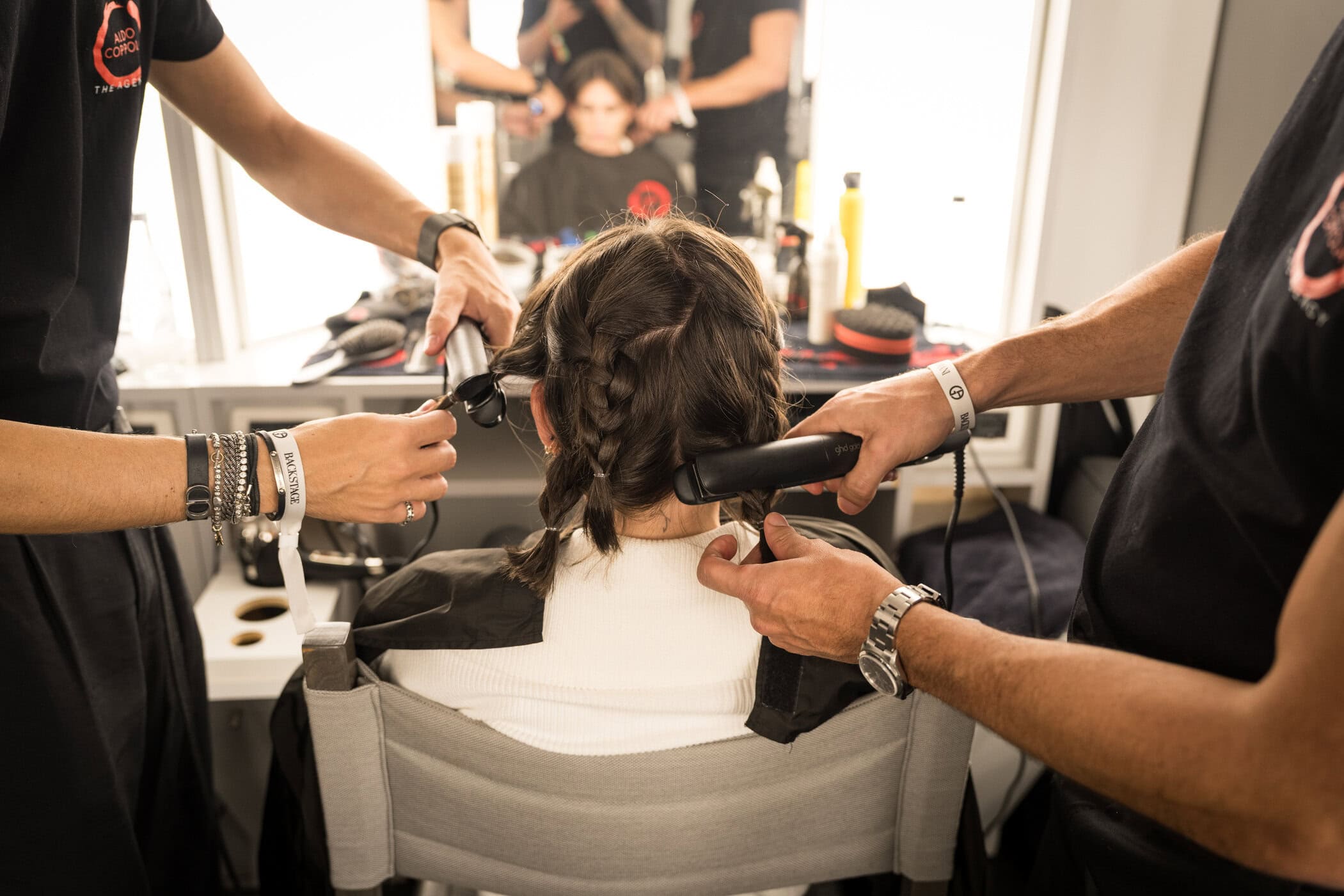 Giorgio Armani Spring 2027 Fashion Show Backstage