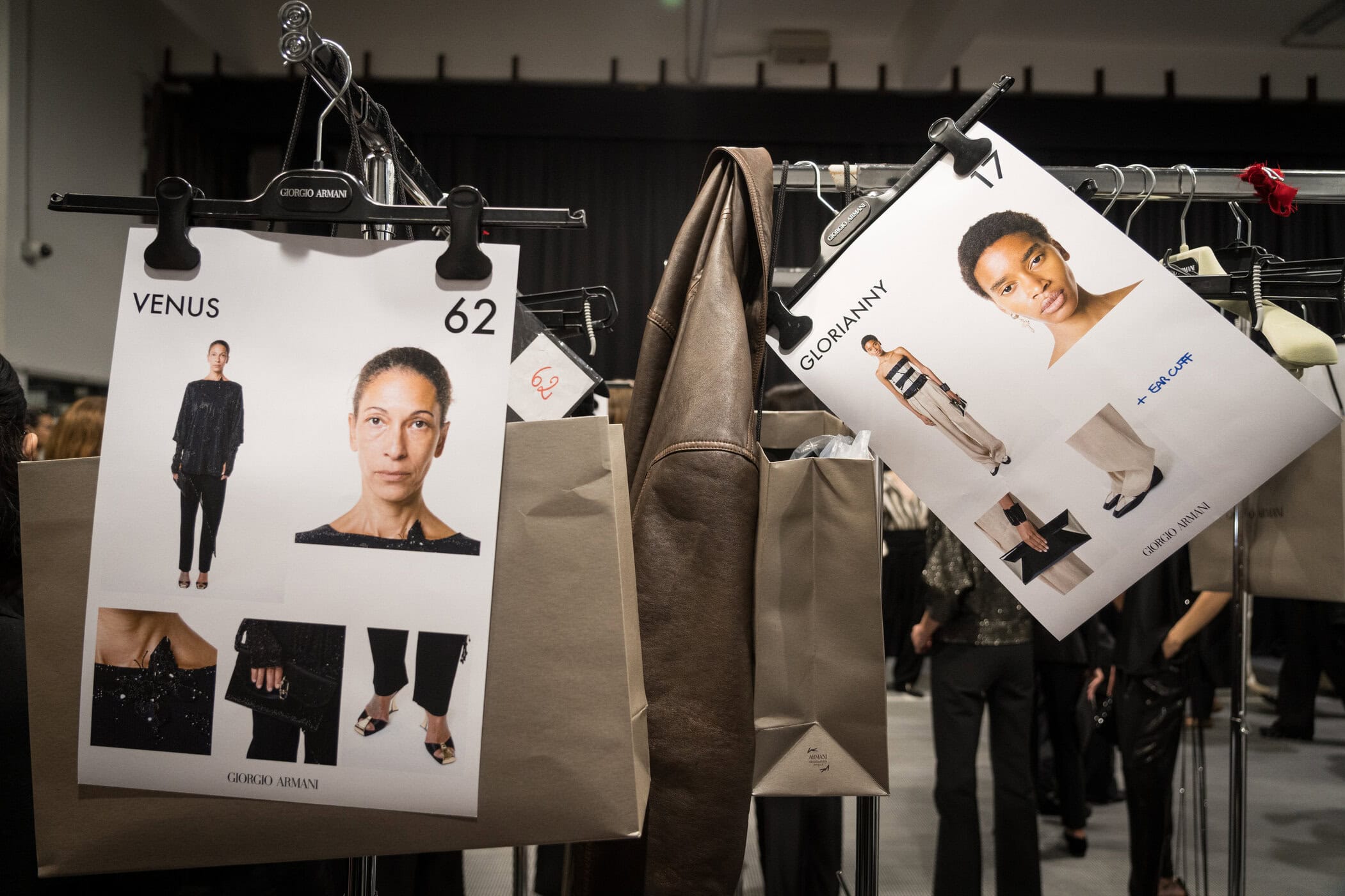 Giorgio Armani Spring 2027 Fashion Show Backstage